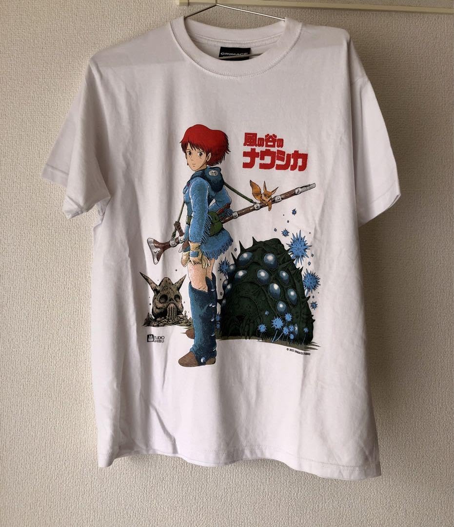 台湾限定 アニメージュとジブリ展 風の谷ナウシカ Tシャツ XLサイズ 王蟲刺繍 アニメージュとジブリ展限定 風の谷ナウシカ Tシャツ XXLサイズ