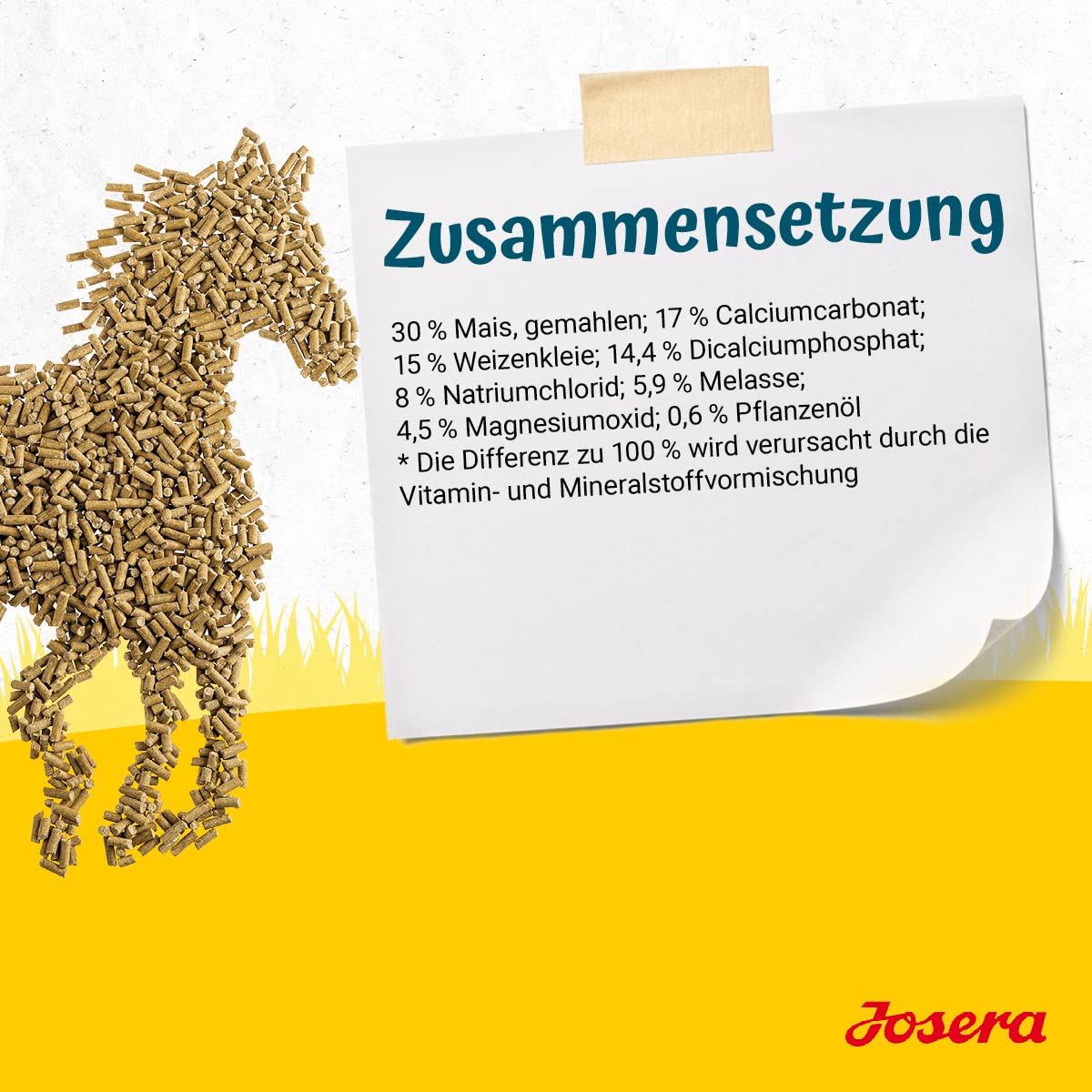 JOSERA Joker Mineral 15 kg Premium Pferdefutter Mineralfutter für alle Rassen