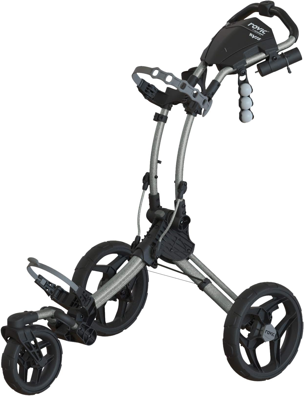 Rovic RV1S Golf Push Trolley, Silver