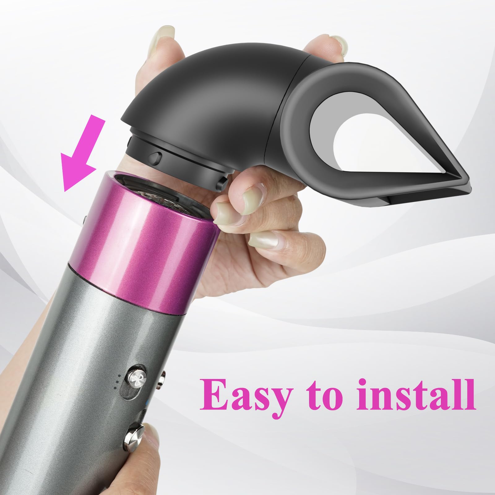 Accesorio concentrador de cuchilla para Dyson Airwrap, boquilla de peinado de precisión para un acabado suave y alineado, para todo tipo de cabello, número de pieza 973710-01
