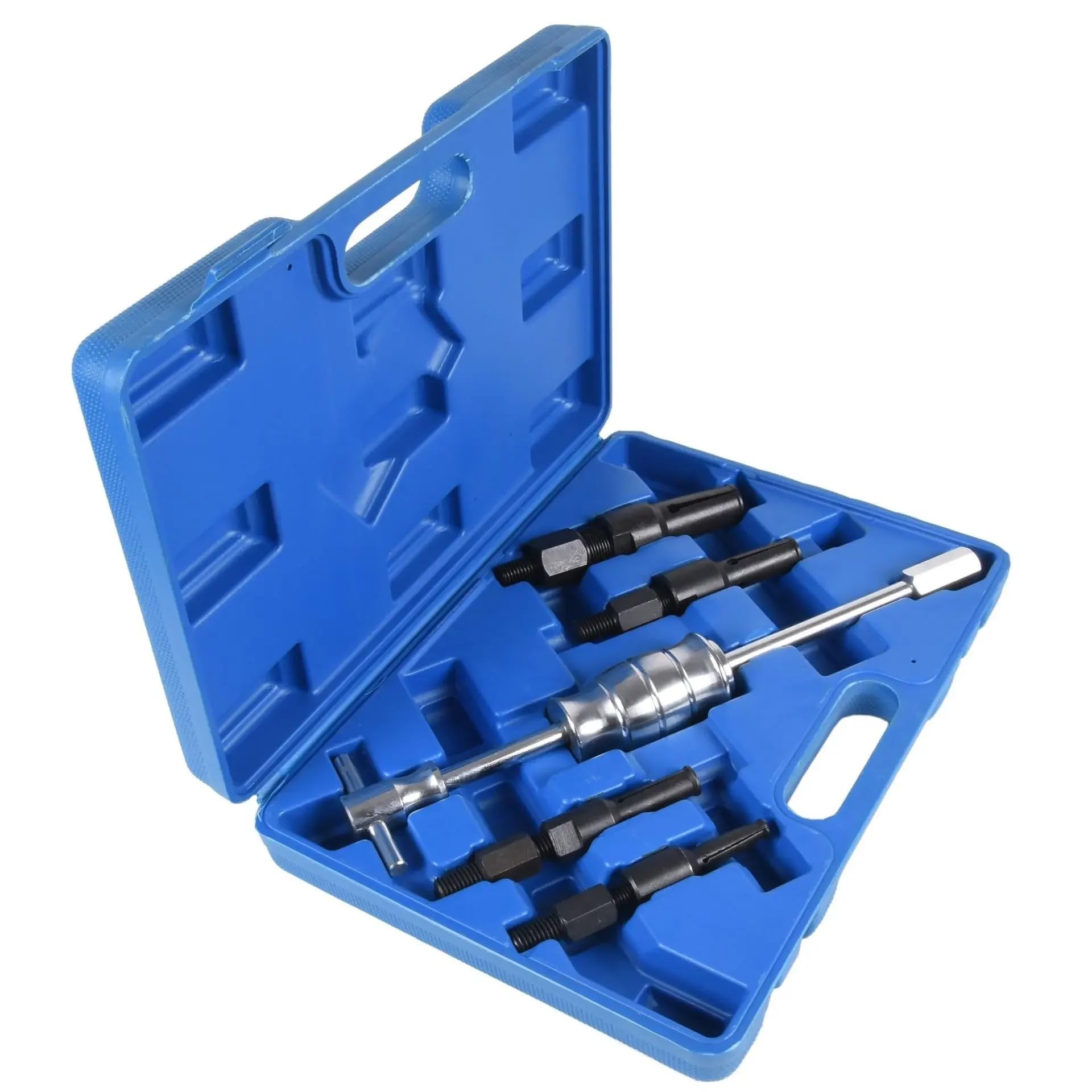 Extractor de Volante Extractor de Volante de magn Juego de Herramientas internas de Martillo Deslizante, Extractor de cojinete Interno de Agujero Ciego, 5 uds.