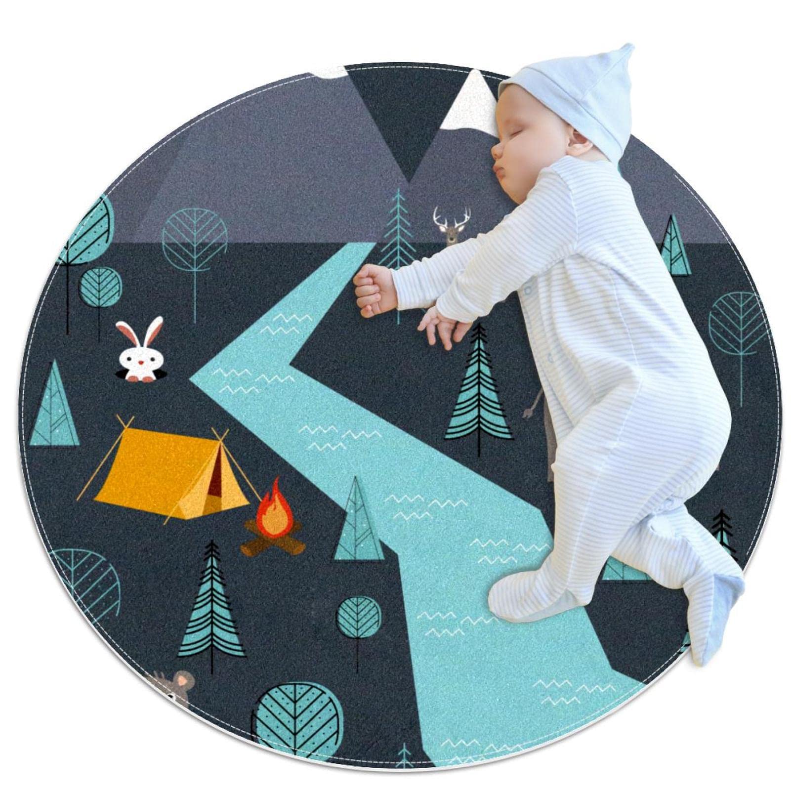 Tapis de sol pour canapé et chambre enfant motif lapin mignon