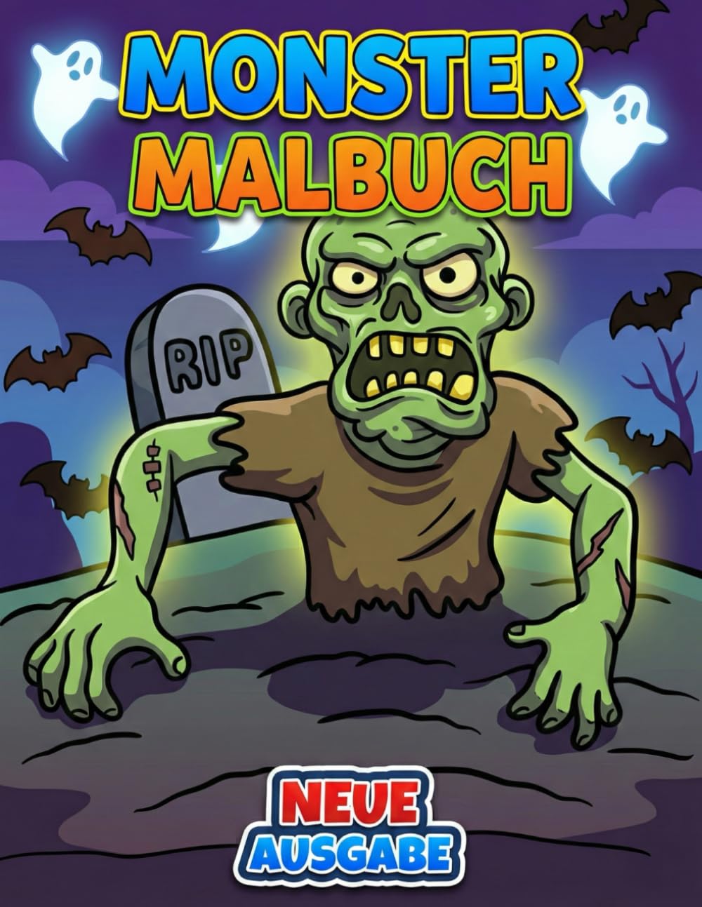 Monster Malbuch: Über 50 Schaurig-Schöne Motive Zum Ausmalen Für Kinder Ab 6 Jahren Und Jugendliche