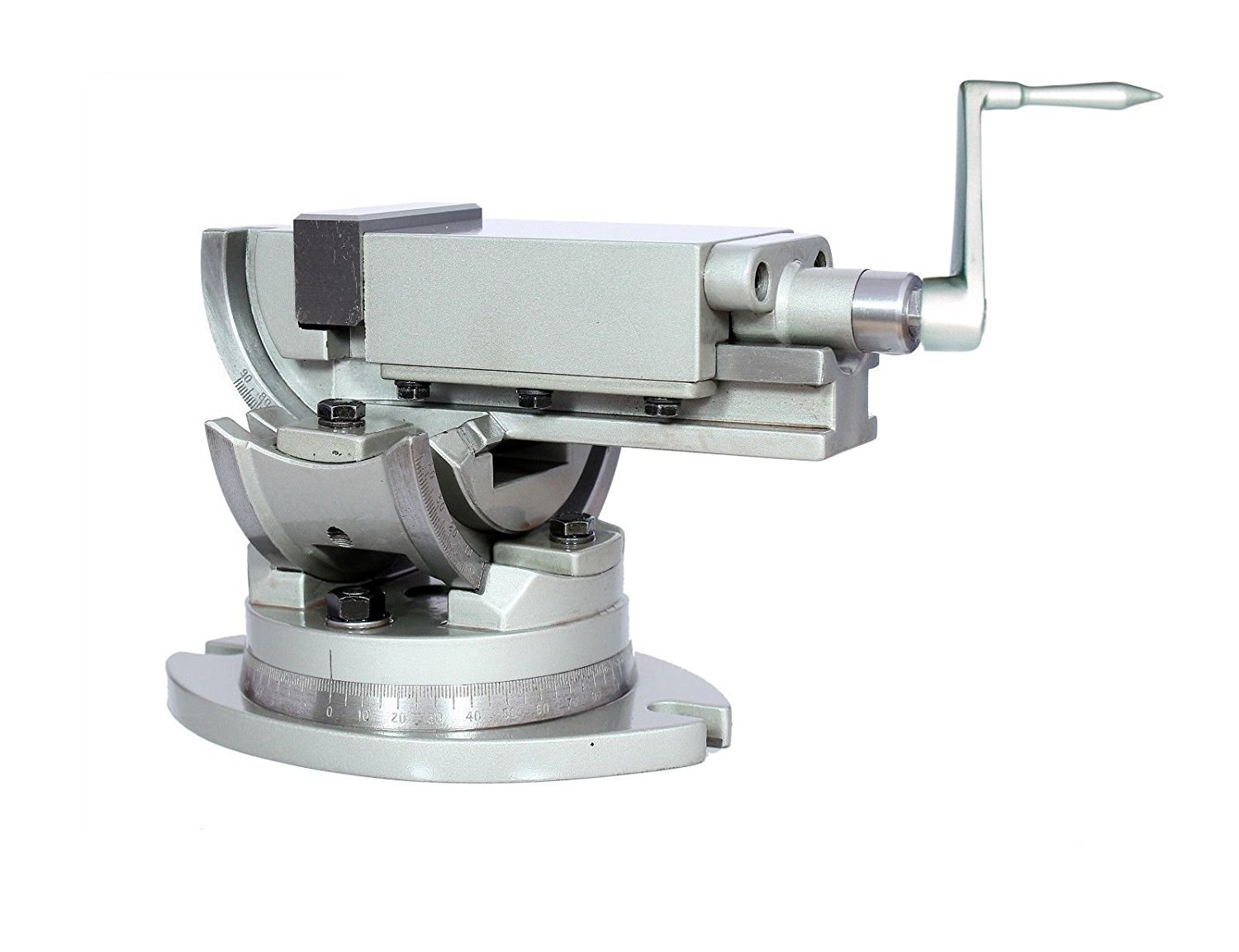 Precision fresatrice morsa 5,1 cm (50 mm) -3 way (inclinabile, girevole, angolo vice)