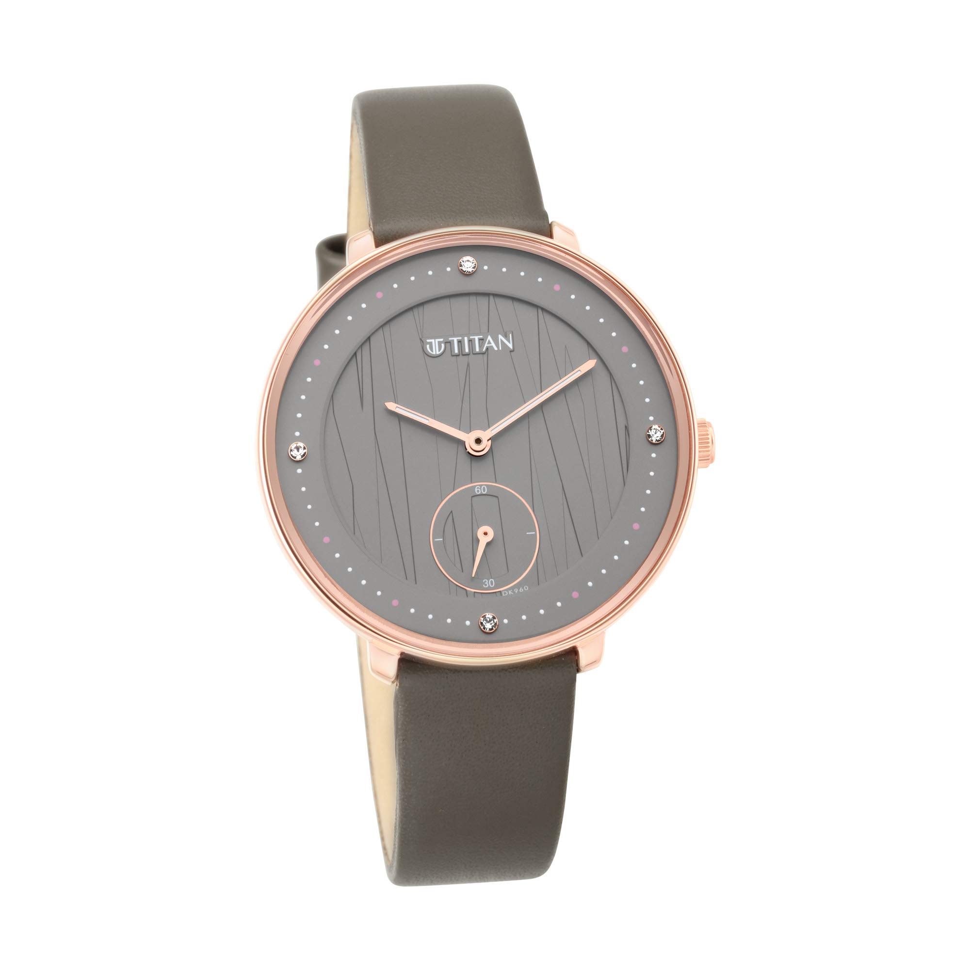 Titan Workwear Black Dial Women Analog Watch with Leather Strap-NS2651WL01 (B08W54SJS8) Amazon Price History, Amazon Price Tracker