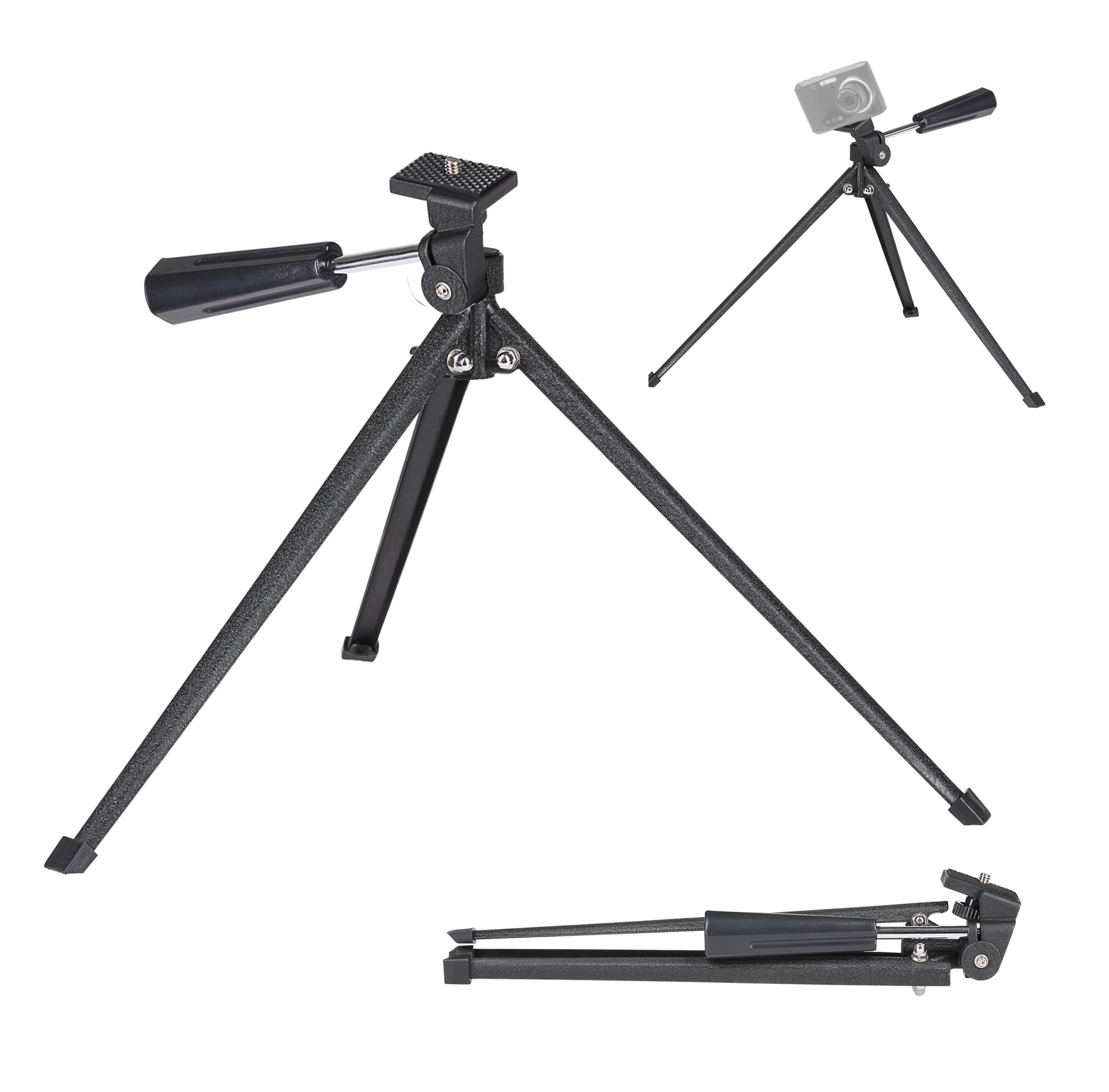 Praktica Portable Tripod 1 Way Pan & Tilt Light Weight Max Height 26cm (TR01)