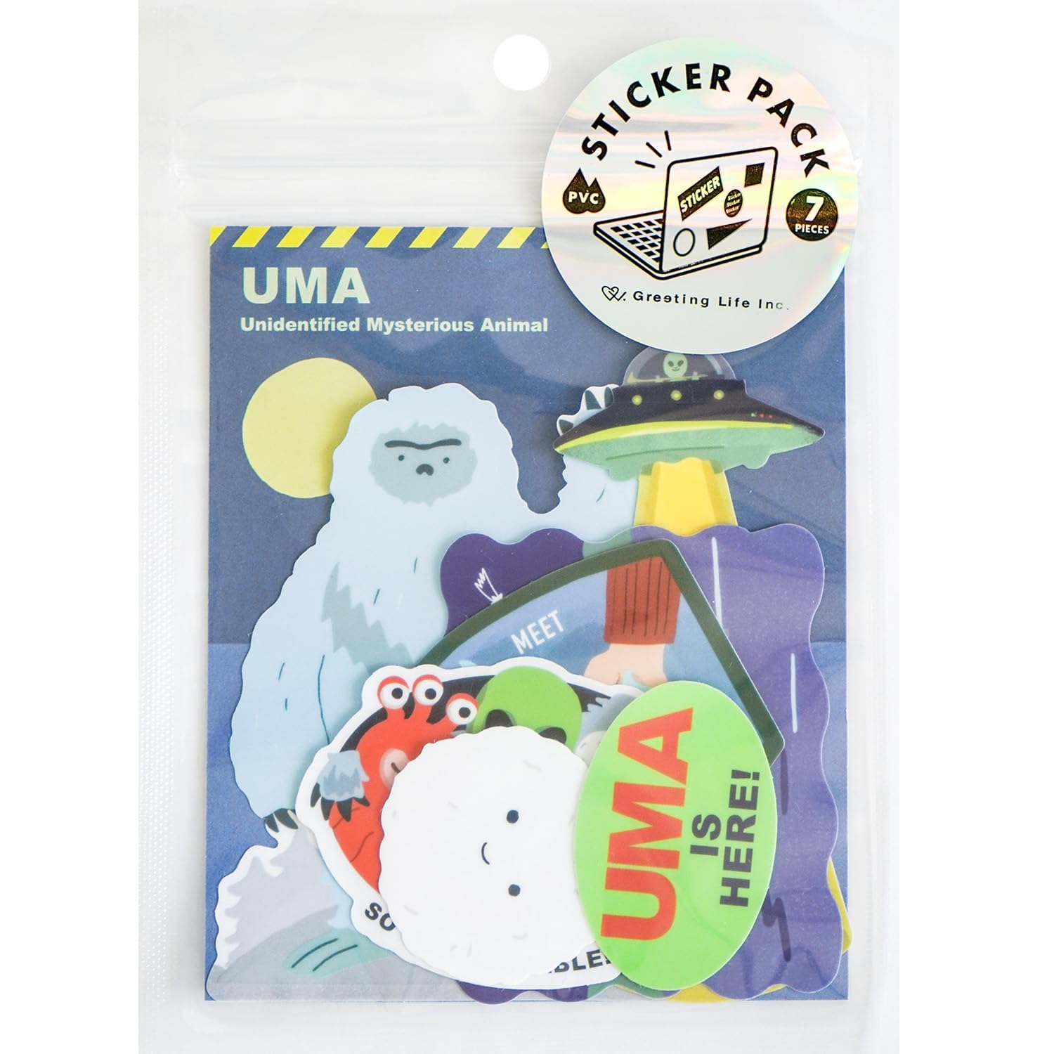 Amazon.co.jp: グリーティングライフ ステッカー パック GLCK-77