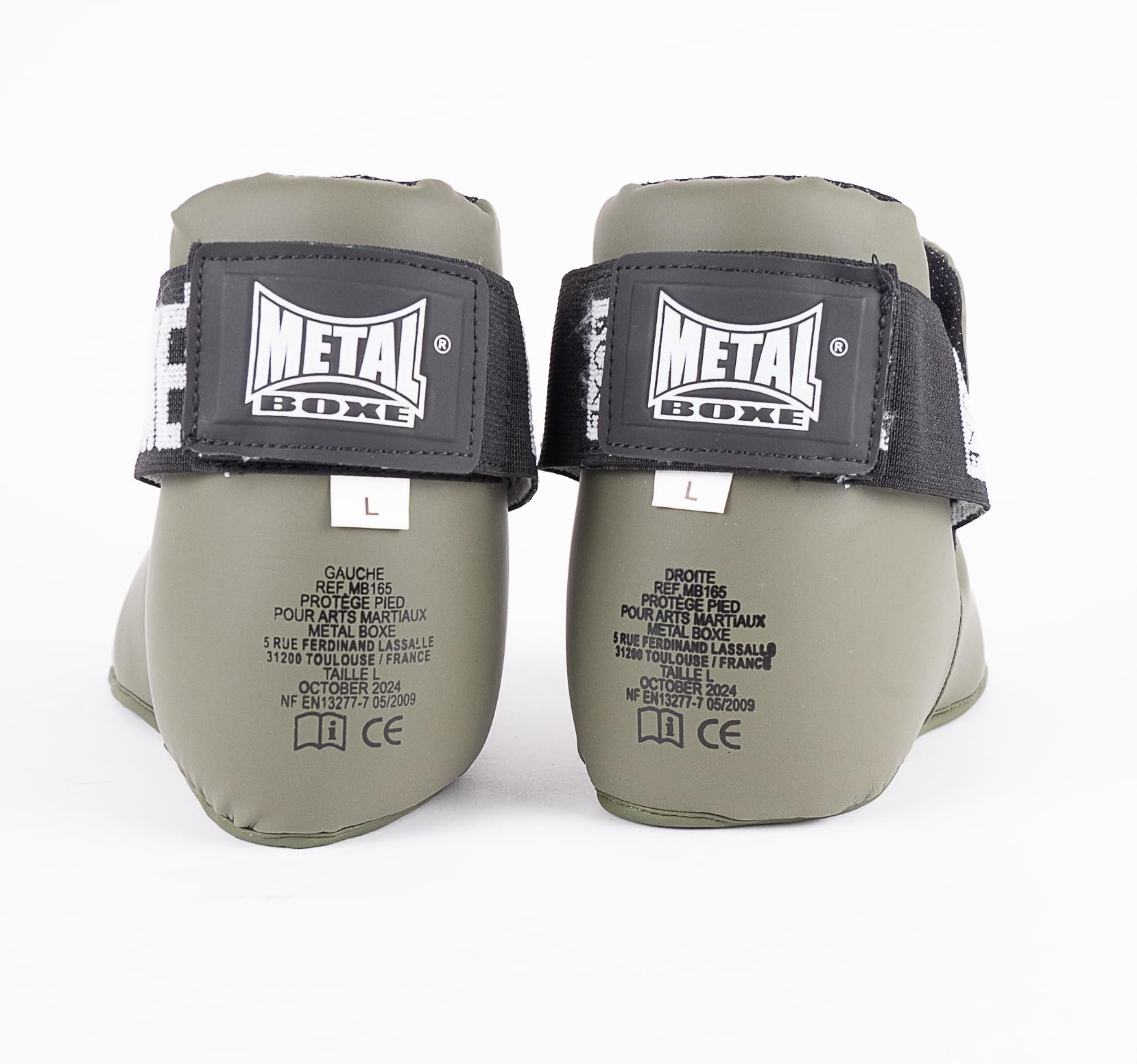 METAL BOXE Protège-Pieds Protector de pies, Unisex Adulto