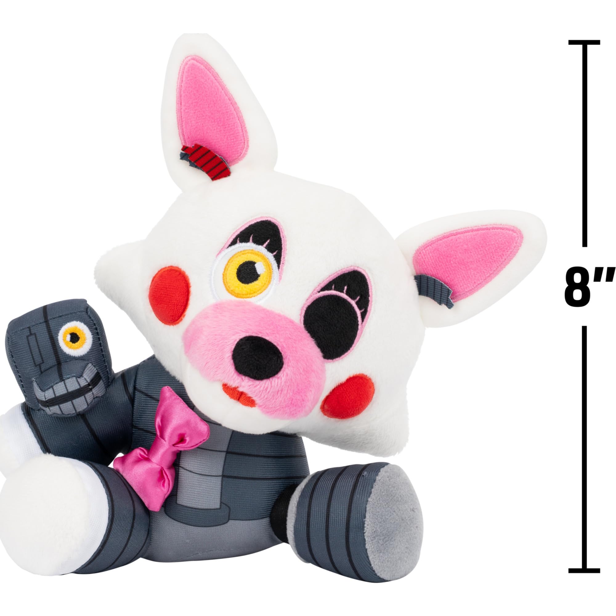 Jazwares Five Nights at Freddy’s Mangle Plush - 8-Inch Stuffie with Soft Material and Glow-in-The-Dark Eyes - 2