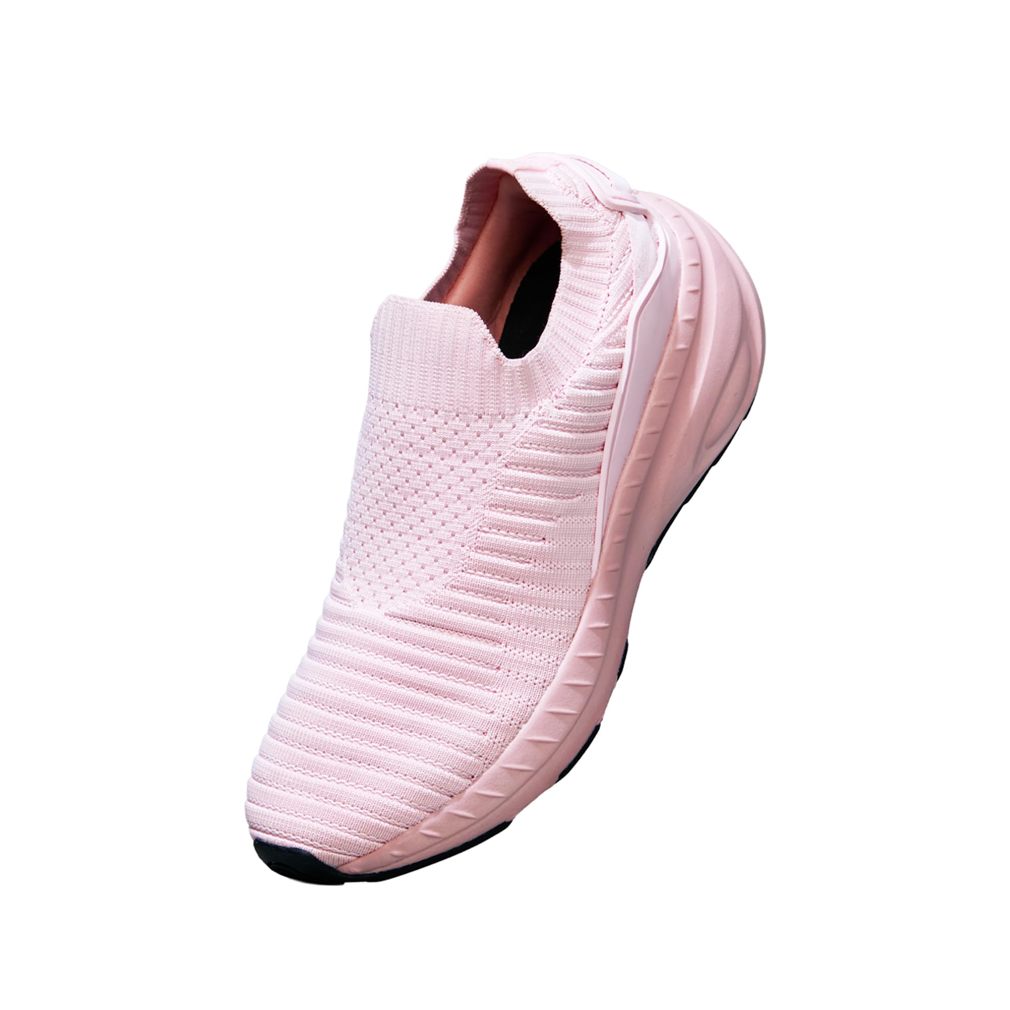 Begin Walk Trek Women’s Walking Shoes | Slip-On Stretch Knit Sneakers with RapidCruise™ Cushioning | Lightweight, Breathable & Everyday Comfort Footwear