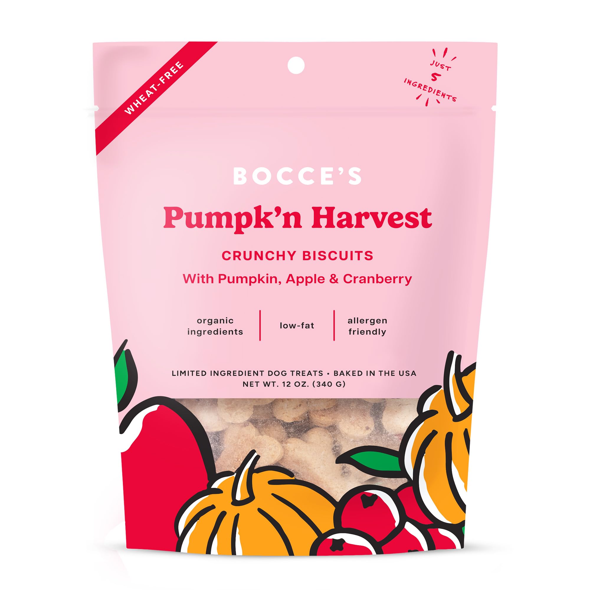 Bocce's Bakery Pumpk'n Harvest Biscuits