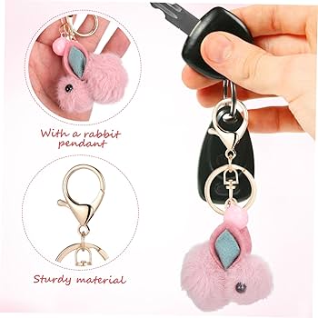 Amazon.co.jp: SEWACC ぬいぐるみ うさぎ キーホルダー 3点 ミニ
