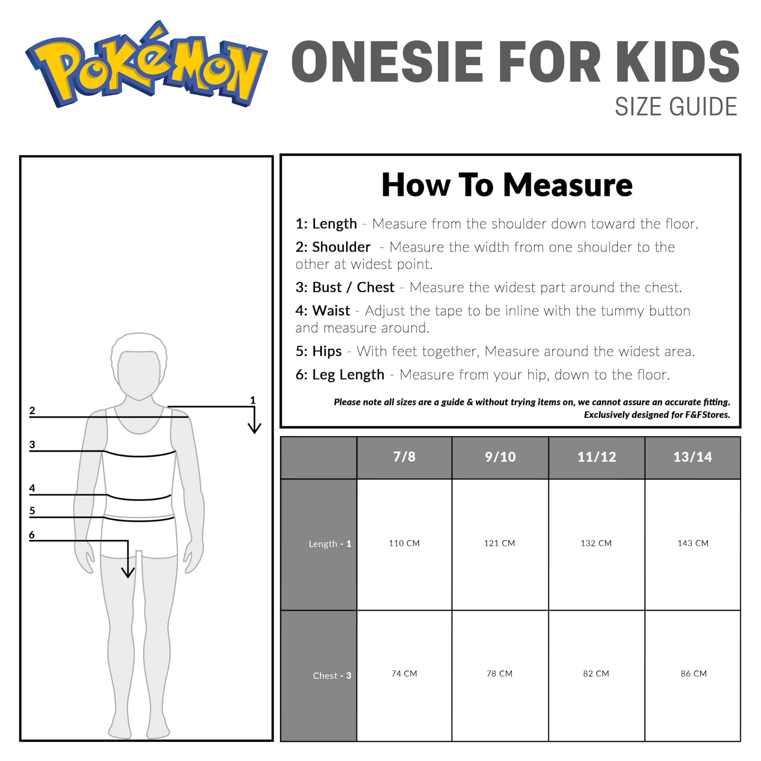 Pokemon Onesie kombinezon dla chłopców w wieku 4-14 lat, kombinezon dla chłopców - przytulny kombinezon dla dzieci - piżama chłopięca