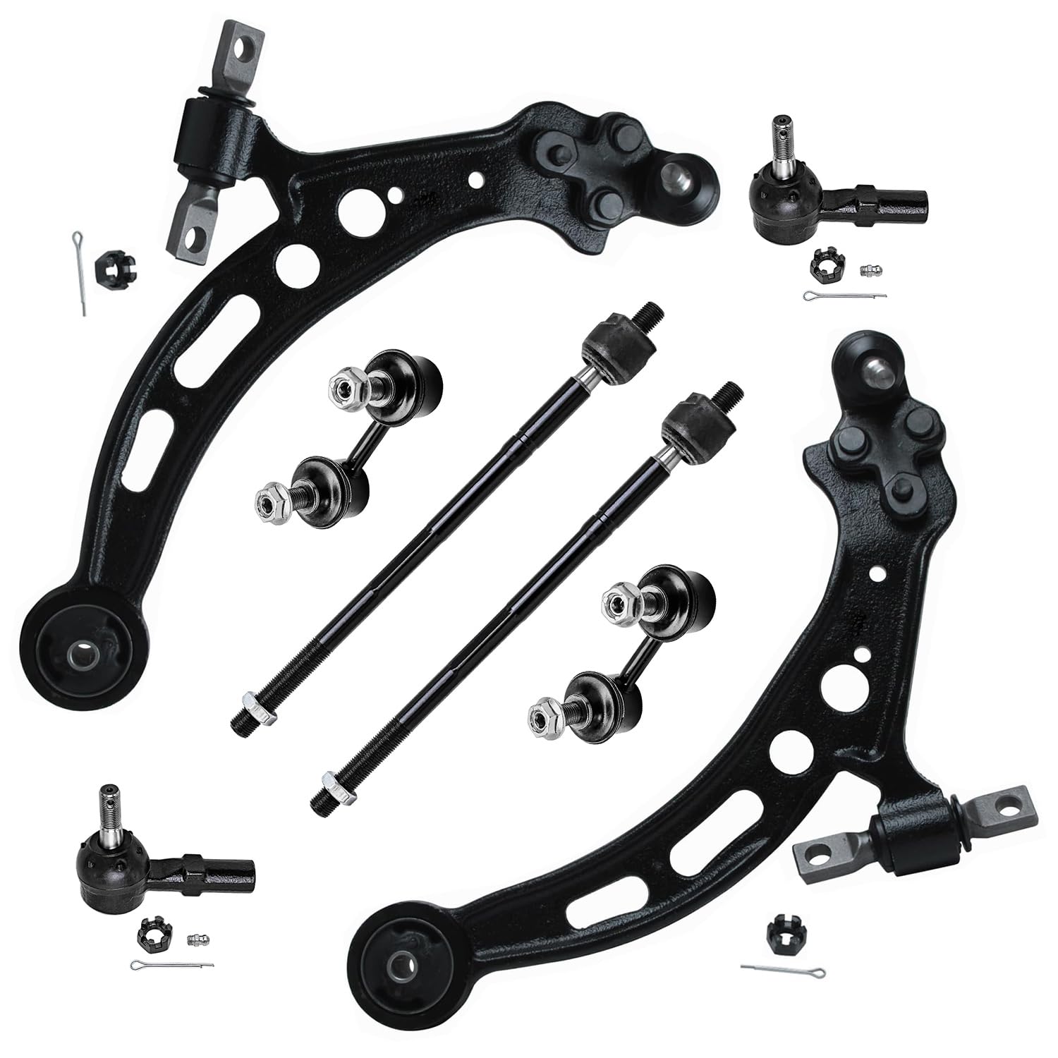 Detroit Axle - Front 8pc Control Arms Kit for Toyota 1992-1996 Camry