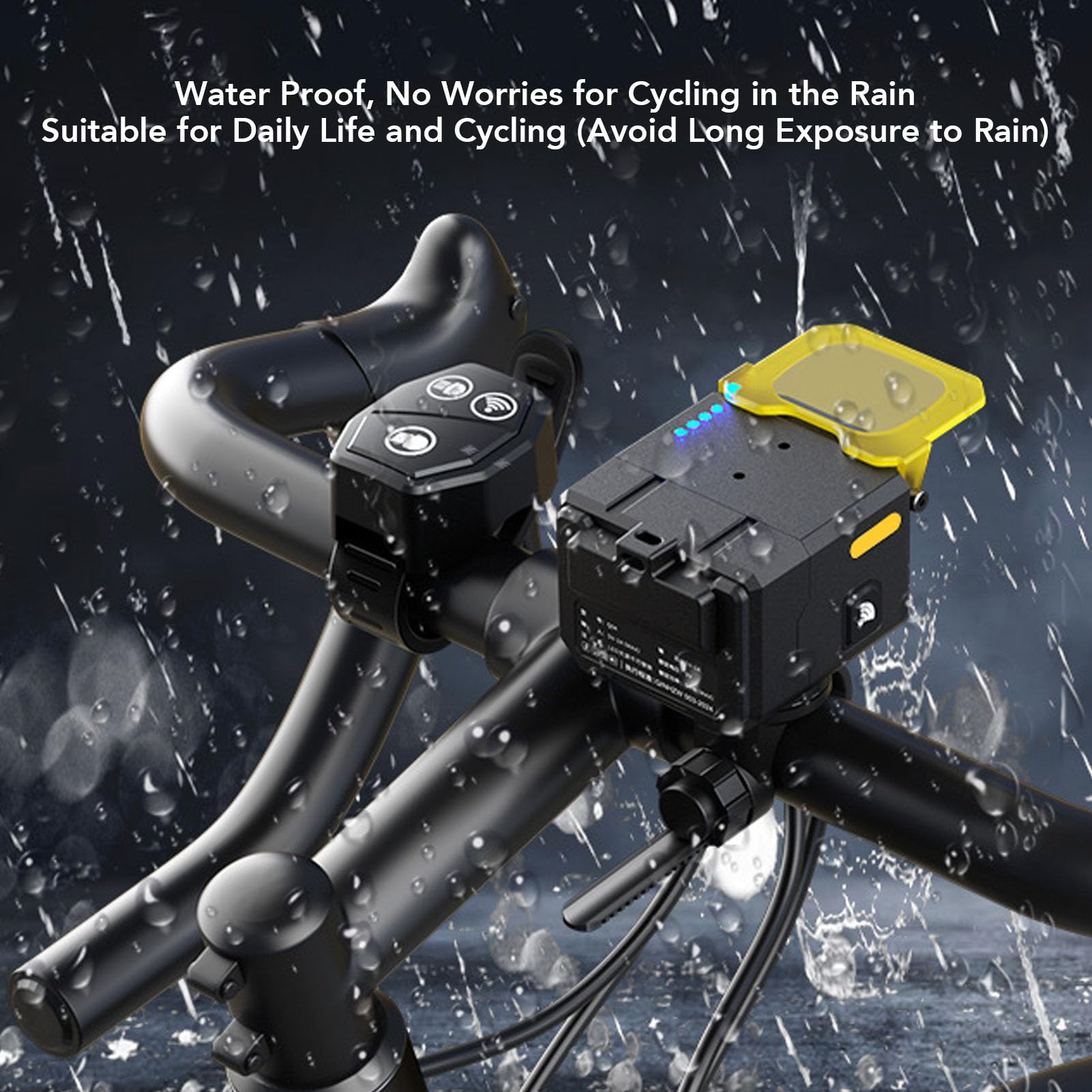 Luces de Bicicleta para Conducción Nocturna, Juego de Luces Traseras y Faros de Bicicleta Recargables USB C, Luz de Ultrabrillante, Faro de LED de 240