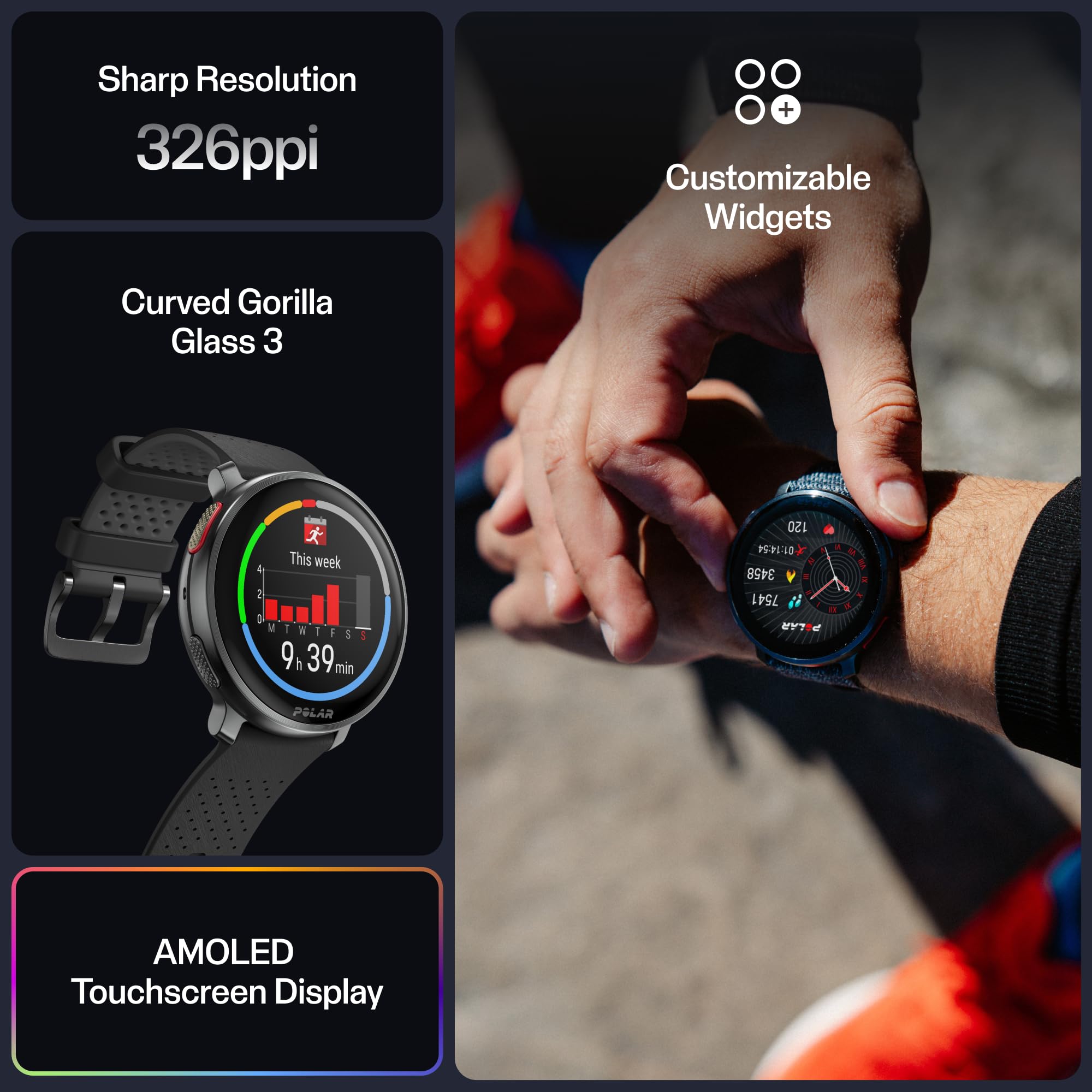 POLAR Vantage V3, Sport Watch with GPS, Advanced Heart Rate