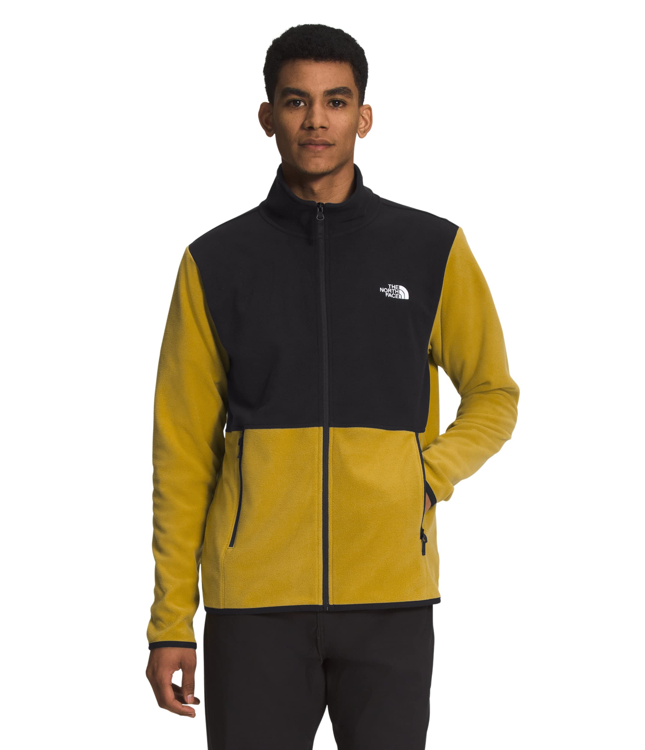 The North Face TKA Glacier Full Zip Jacket Mineral Gold | B2B