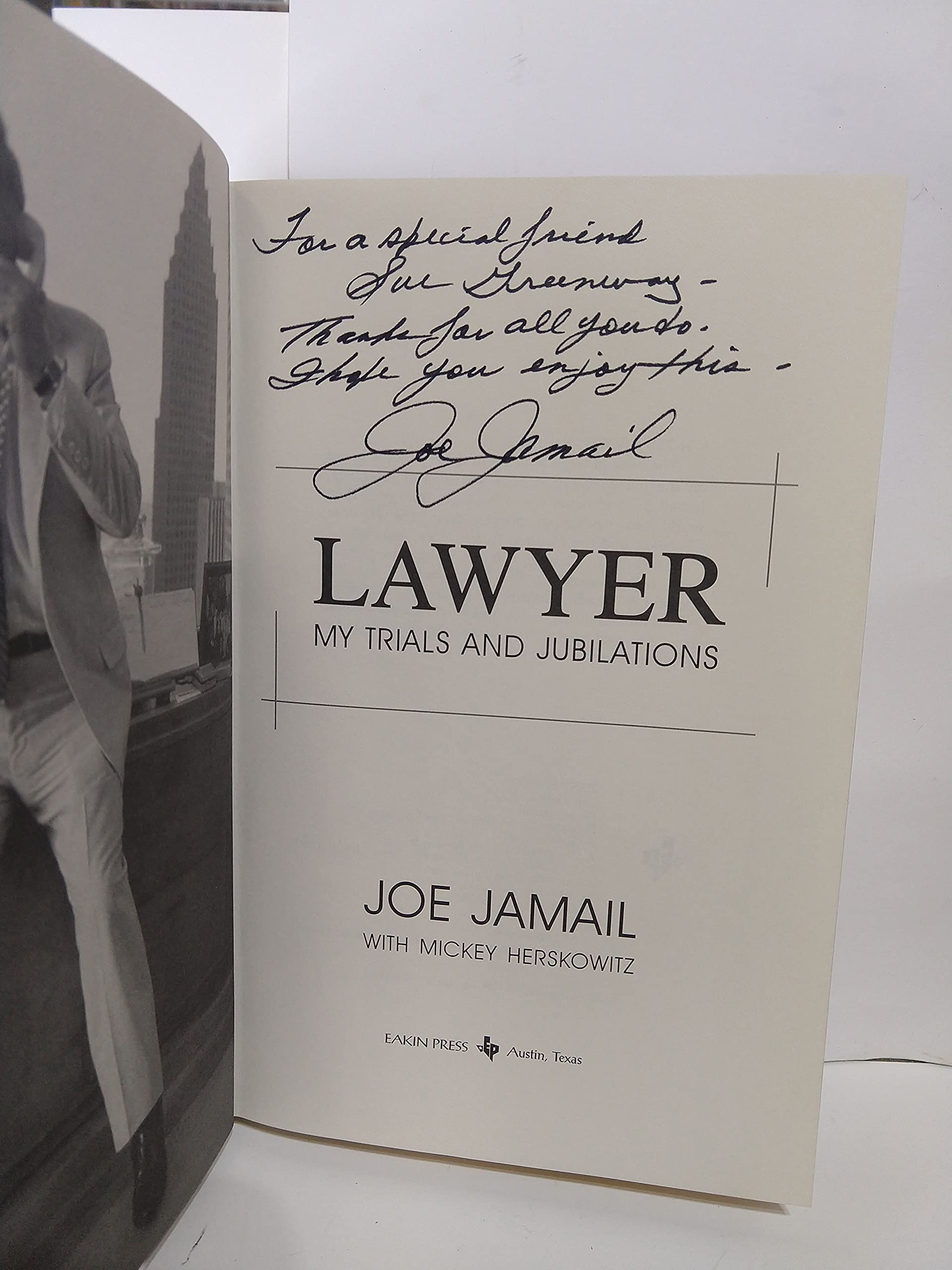 Lawyer: My Trials and Jubilations