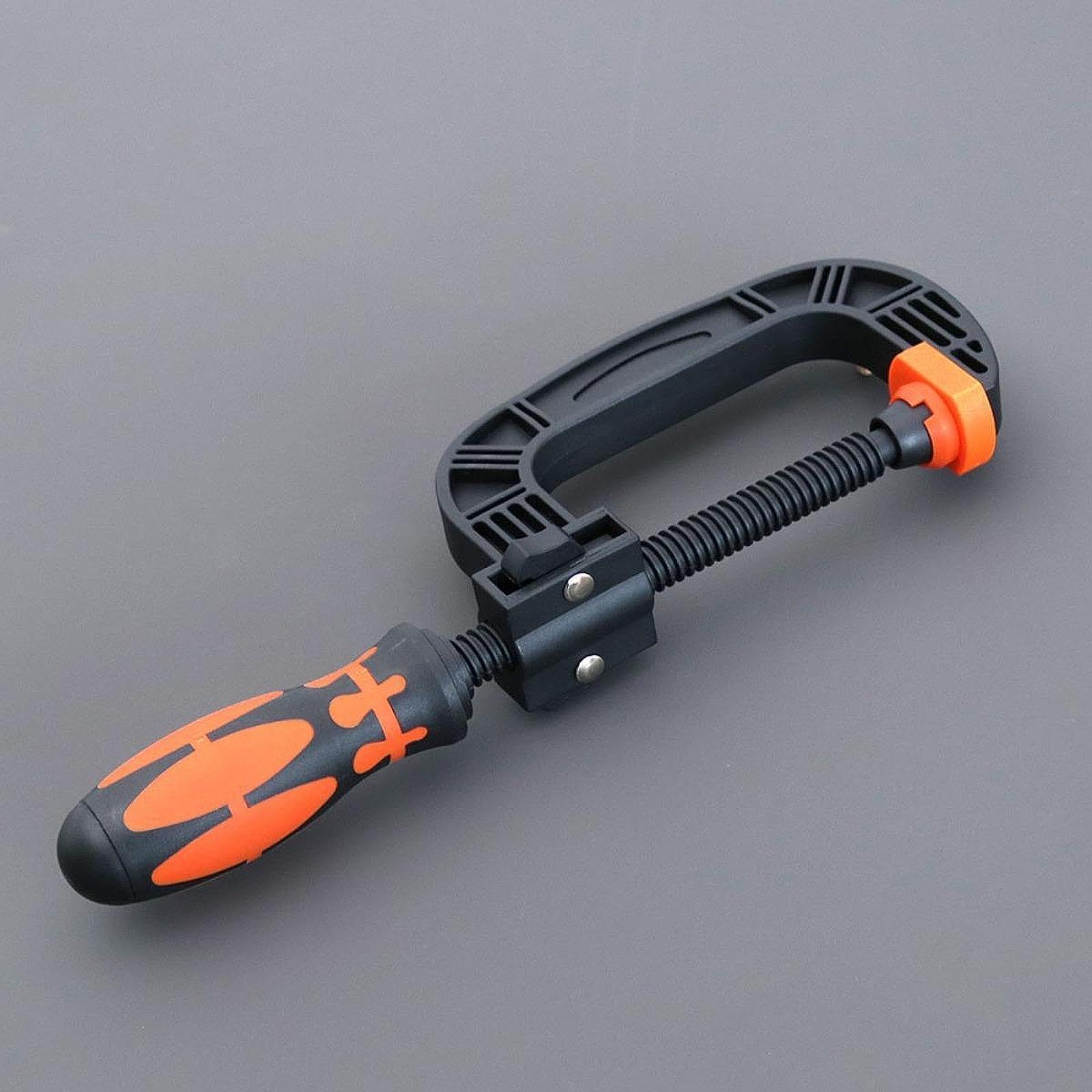 Whtkoph G Type Woodworkings Clamp Splicing Board Clamp Cabinet Tool C Clamp for Wood Board, 21cm