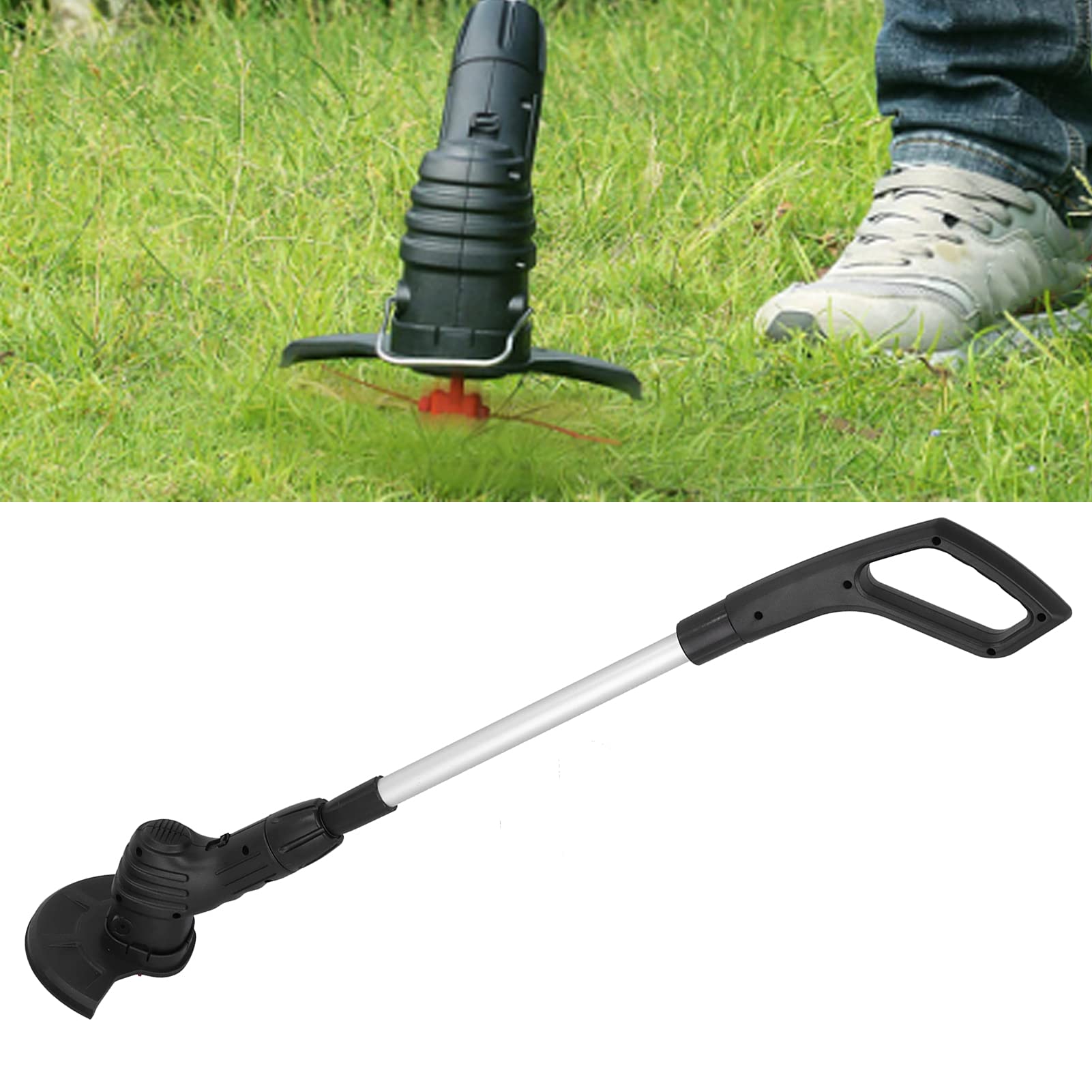 Tosaerba elettrico, 2000 mAh, portatile, regolabile, efficiente, tosaerba per la casa per il giardino