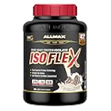 ALLMAX Nutrition - ISOFLEX Whey Protein Powder, Whey Protein Isolate, 27g Protein, Cookies & Cream, 5 Pound