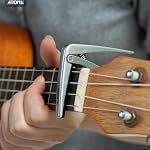 Aroma Ukulele Capo for 4 Strings Soprano Concert Baritone Ukulele and Mandolin Professional Quick Release