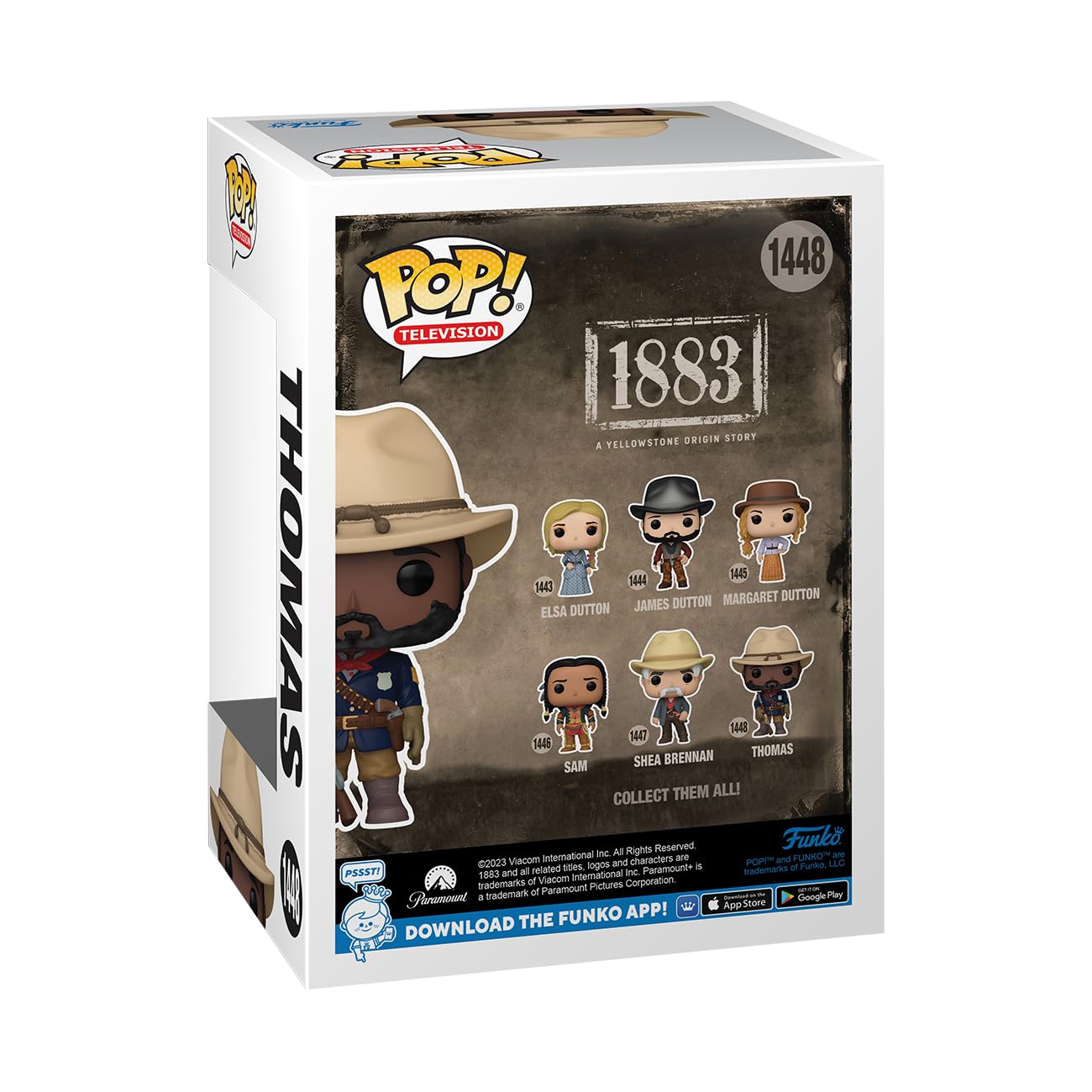 Funko POP! TV: 1883, Thomas, Collectable Vinyl Figure, Gift Idea, Official Merchandise, Toys for Kids & Adults, TV Fans - Image 3