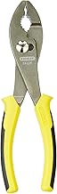 Stanley 84-026 Bi-Material Slip Joint Pliers, 8-Inch