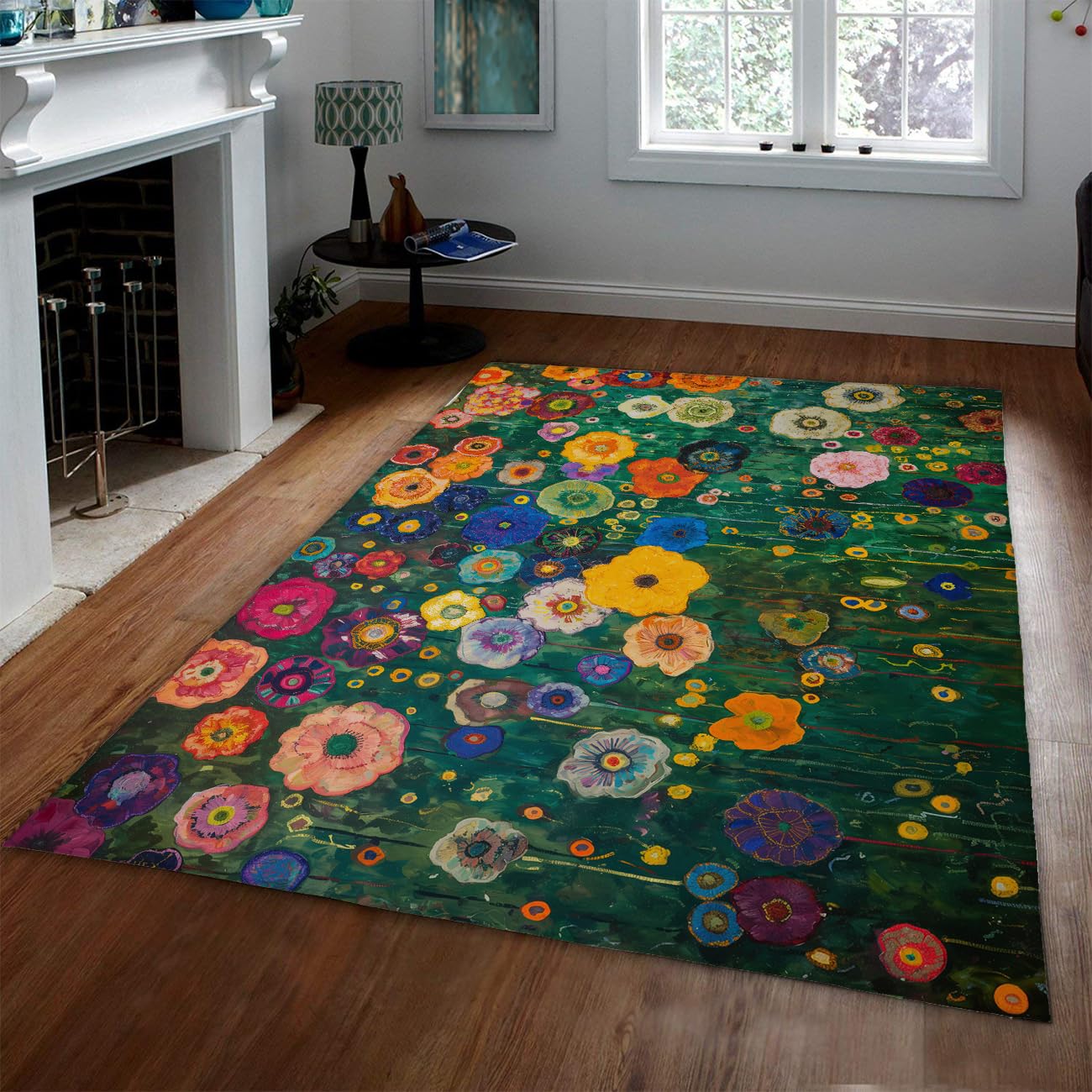 Tapis 120x150 lavable fini les glissades tapis vintage antidérapant