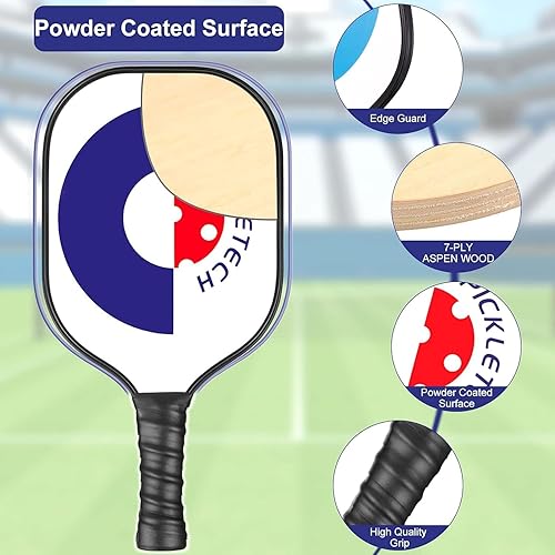 Miniatura 7 de Portable Pickleball Net - 22 FT USAPA Regulation Size, Applies to Indoor & Outdoor & Driveway, Pickle Ball Net System with Carrying Bag