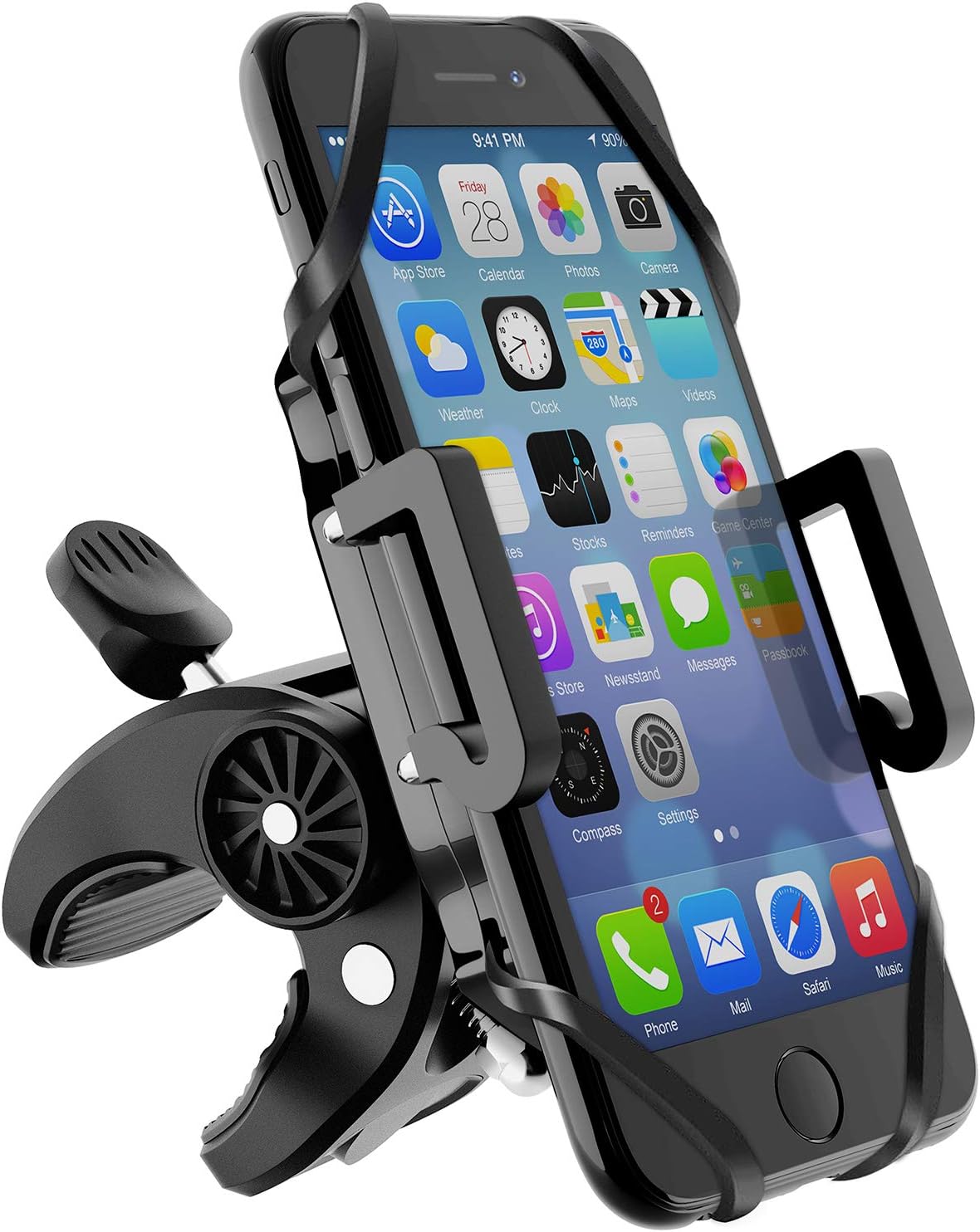 Bike Phone Holder,Beikell Anti-shake Bicycle Bike Phone Mount Stand 360° Rotatable Super Stable for iPhone, Samsung, Huawei, LG, etc.
