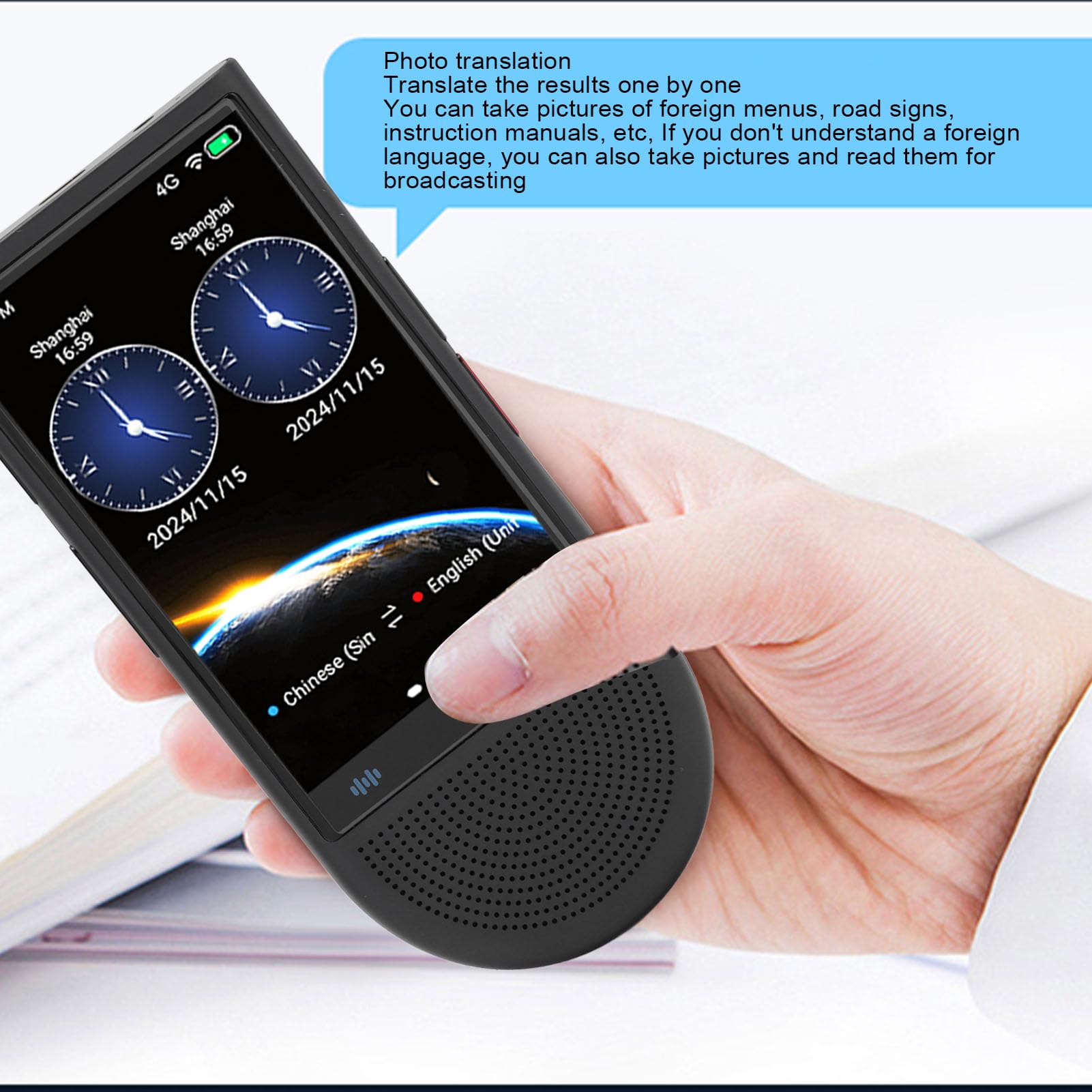 GOWENIC Traducteur IA 138 Langues 4G Hors Ligne en Ligne