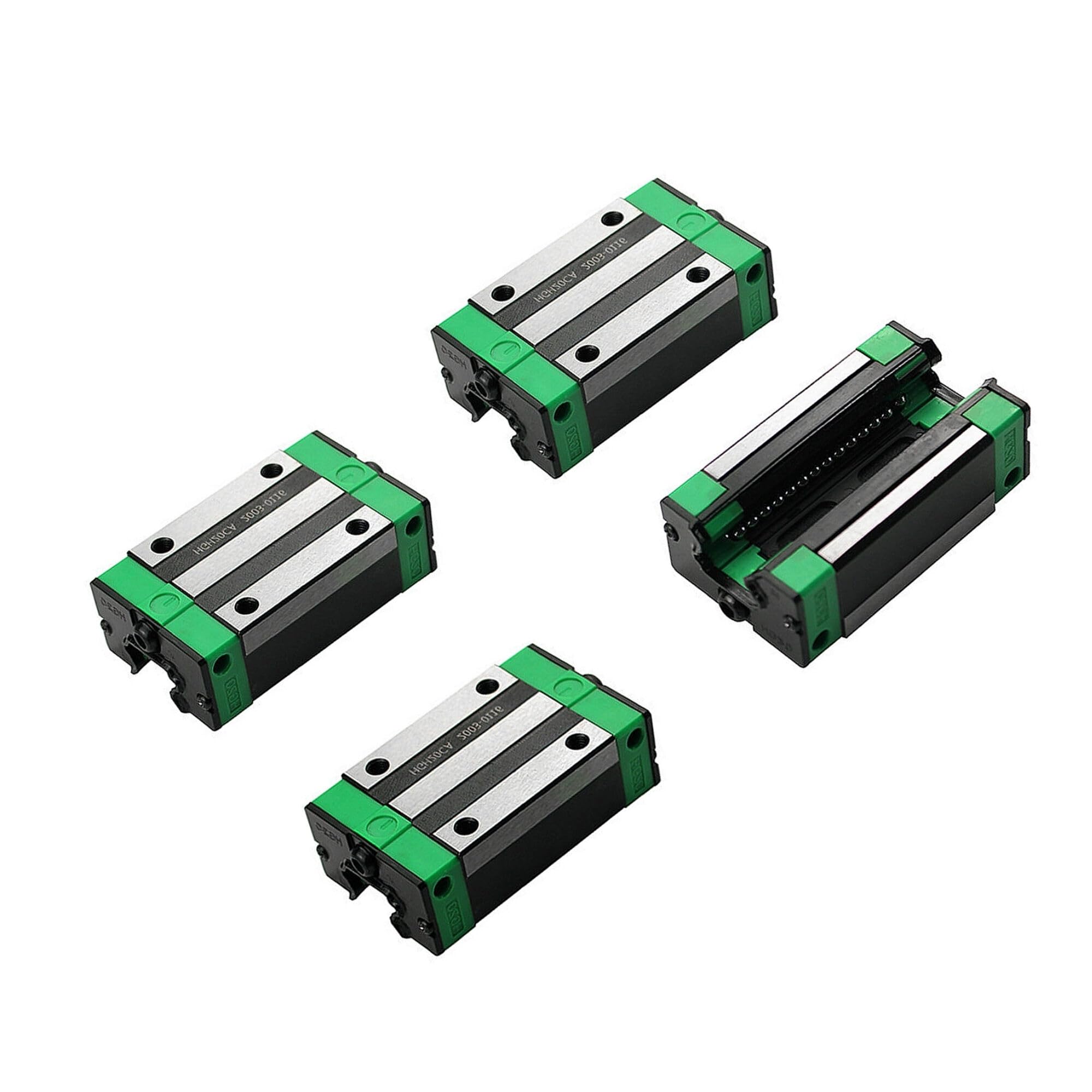 DUCKDOG STK. HGR20-2200 mm Linearführungsschienensatz mit 4 STK. HGH20CA-Gleitblock, Linearschienen und Lager für Ender 3 3D-Drucker und CNC-Maschine