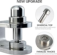 Vista 3 de Kydex - Herramienta de ajuste de ojales de 1/4 pulgadas con GS 8-9 50 piezas y 8-12 50 piezas herramienta de abocardado con guía para fundas