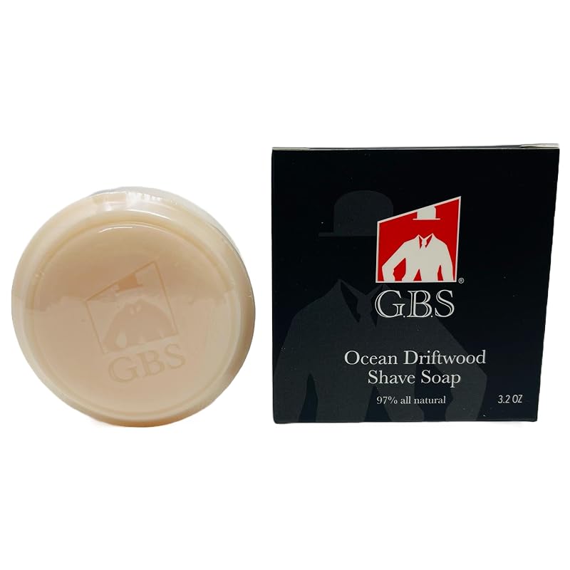 Sabonete de barbear GENTS Ocean Driftwood com aroma de sândalo, G.B.S, 91 g