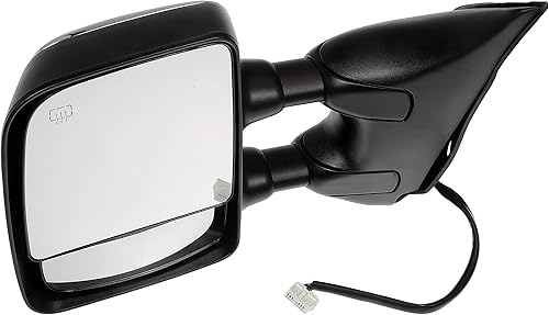 Dorman 955-1755 - Espejo eléctrico para puerta del lado del conductor, calefactadoplegable con memoria, compatible con modelos seleccionados de