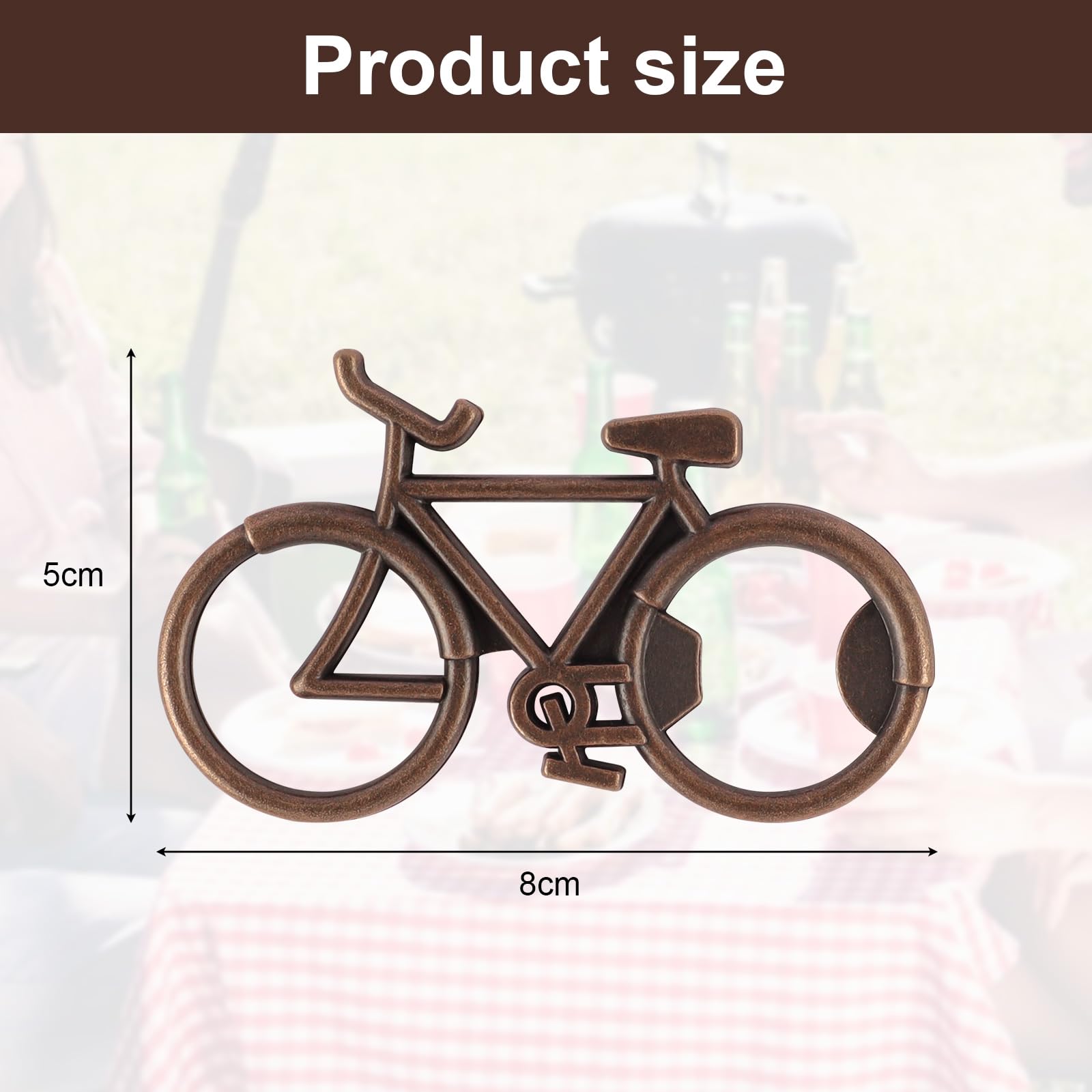 Apribottiglie Vintage A Forma Di Bicicletta In Lega - Regalo Originale Per Ciclisti, Papà, Mariti, Fidanzati