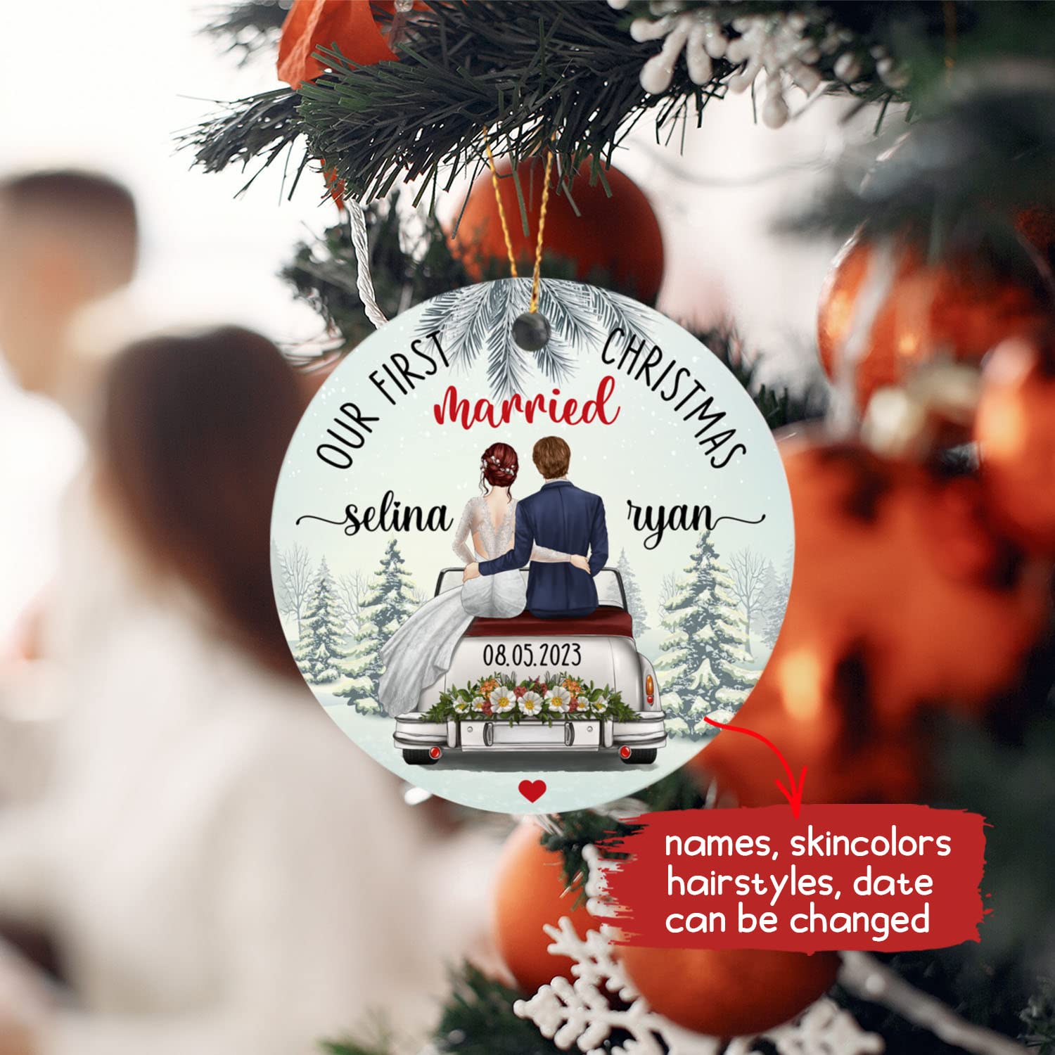 Décoration Sapin Notre Premier Noël ! Spécial Jeunes Mariés