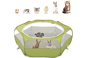 Pet Bunny Playpen: Secure and Portable Enclosure for Small Animals