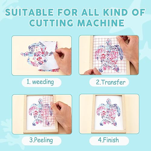 Miniatura 10 de Tintnut Vinilo permanente para el Día de San Patricio, vinilo adhesivo con patrón de trébol verde, 12 hojas de 12 x 10 pulgadas, vinilo para