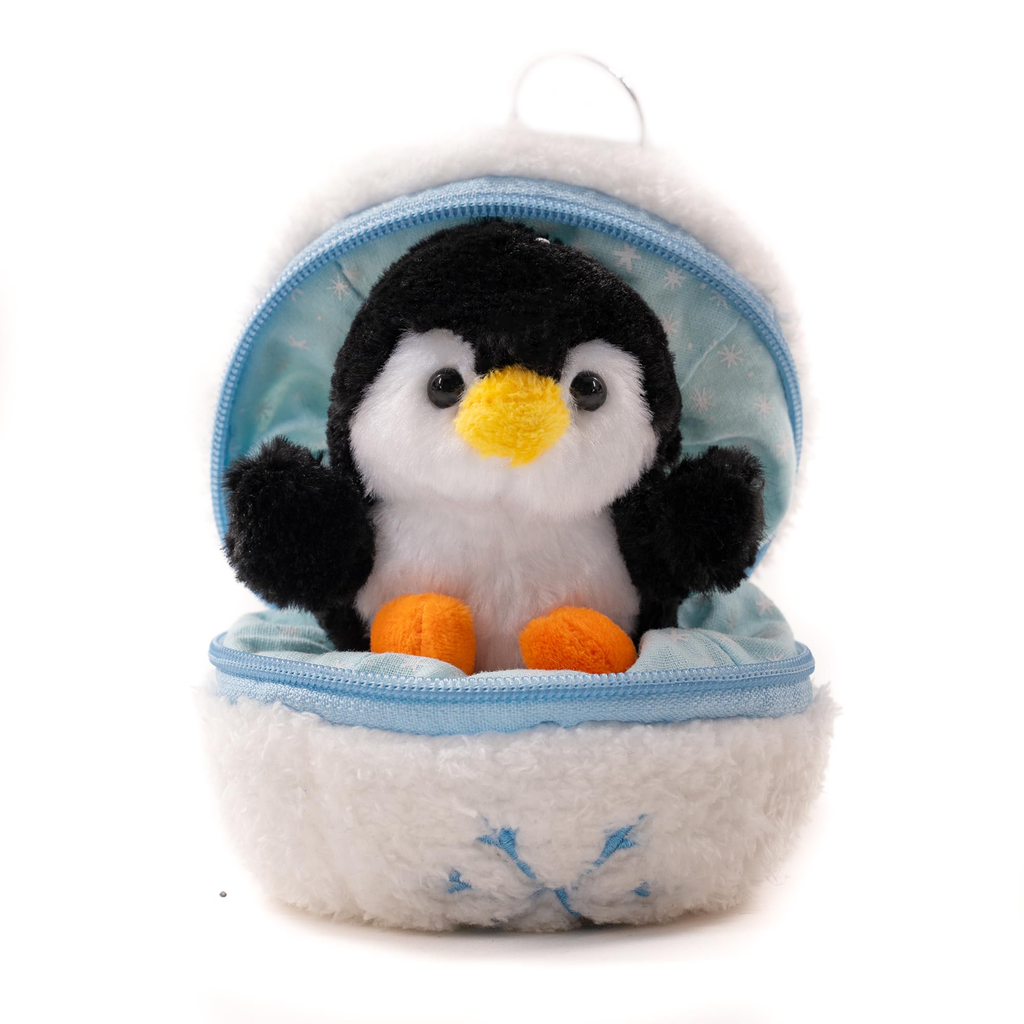 Snowball Stuffed Zip up Animal – Penguin – Cute Plush Animals Assortment – Wonderful Soft Toy for Families and Friends
