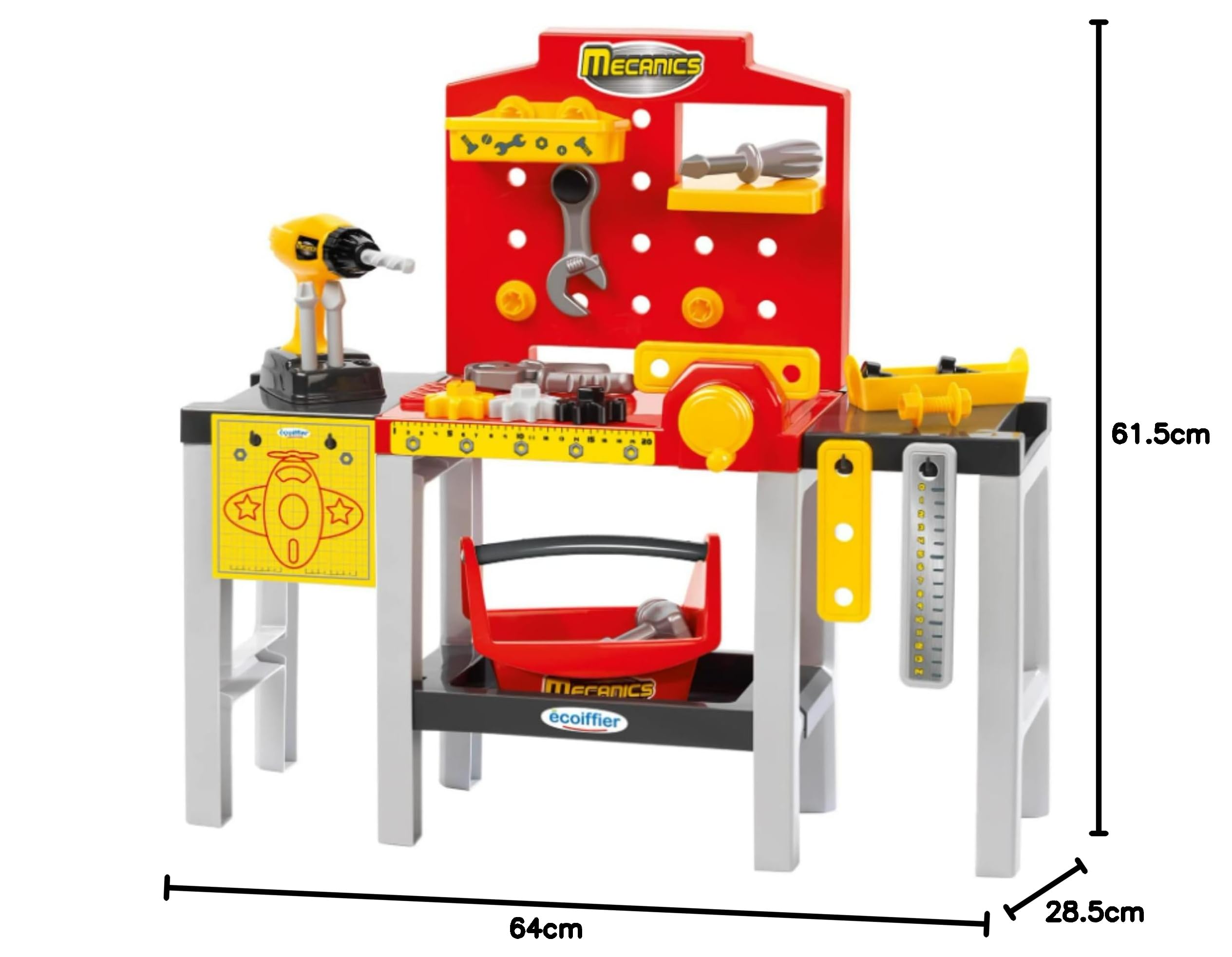 Ecoiffier - Tavolo da Lavoro Modulare, Unico (Ecoiffer 7600002350)