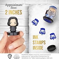 Vista 6 de PMI - Juego de 5 sellos autoentintados de Harry Potter – Regalos de Harry Potter, coleccionables, decoración de fiestas, adornos para tartas – Remus