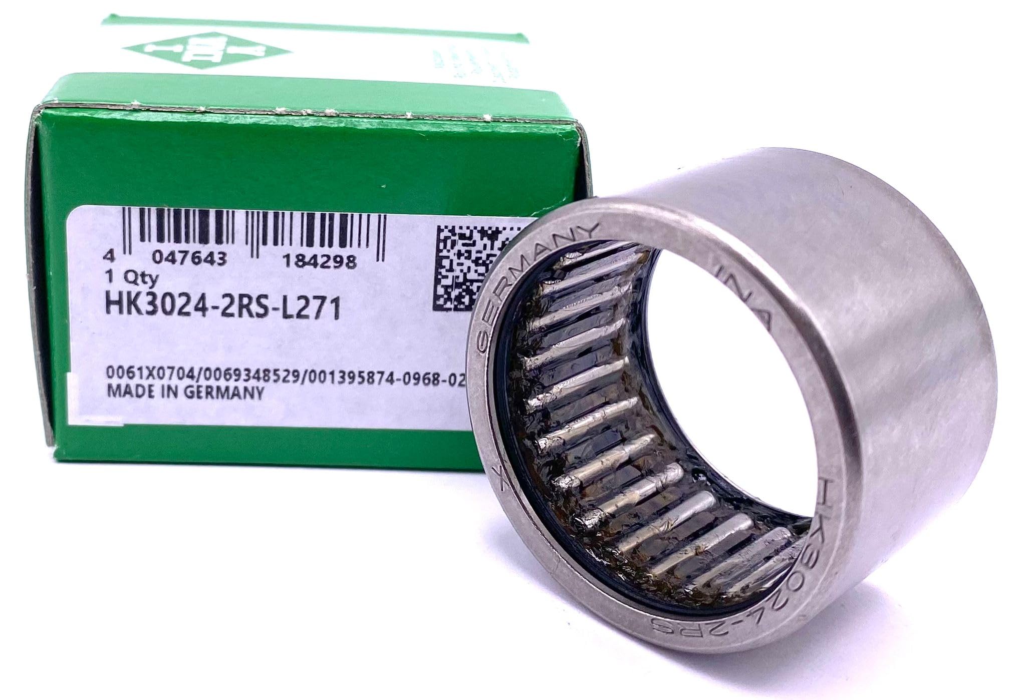 SKF HK 3016 Needle Roller Bearing - Caged Drawn Cup, 30mm Bore, 37mm OD, 16mm Width - View #2