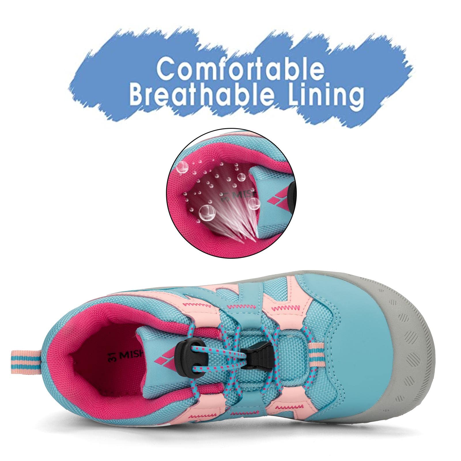 Mishansha Sneakers Bambini Bambina Respirabile Mesh Sportive Scarpe da Corsa Unisex Casuale Ginnastica Fitness All'aperto Taglia 24-38 EU