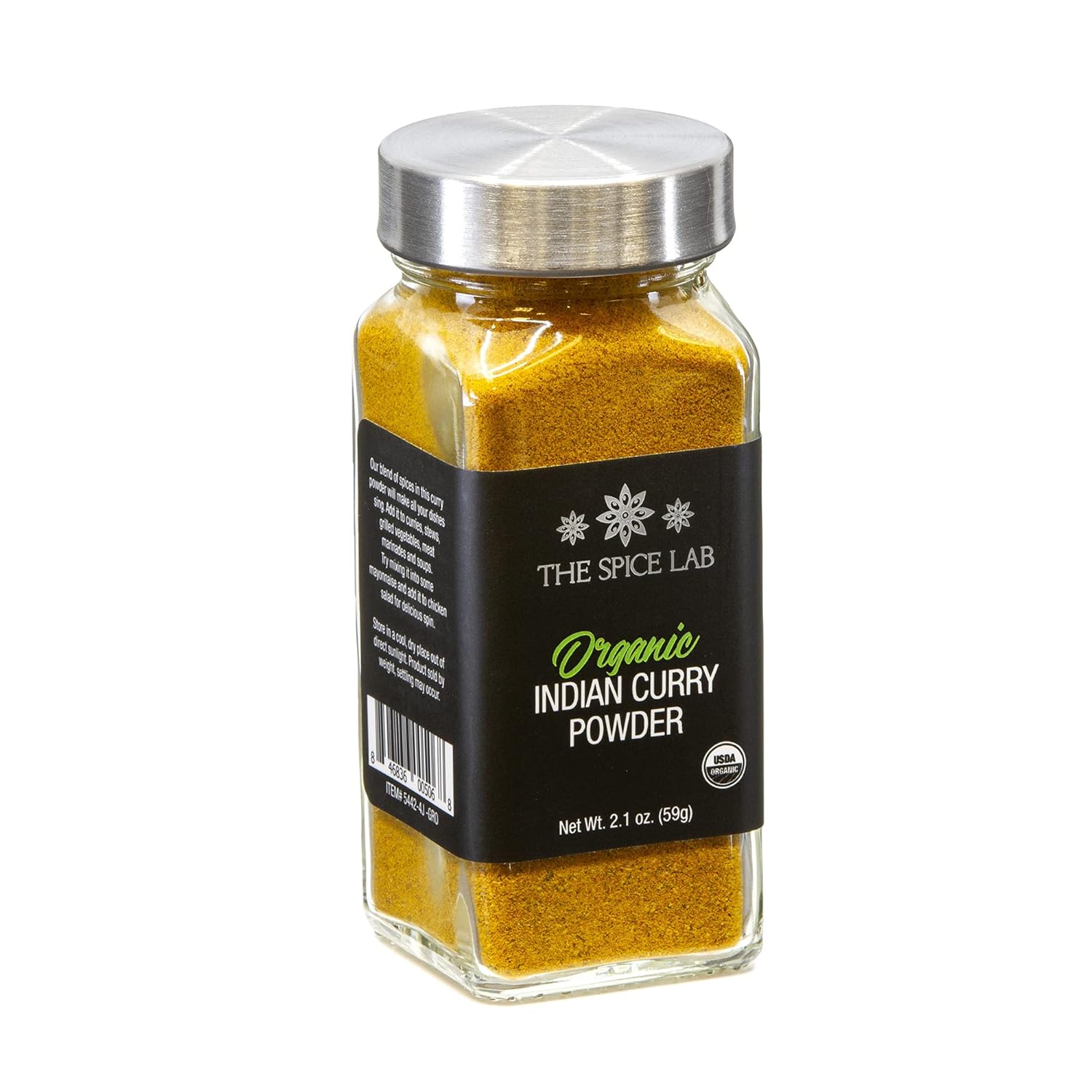The Spice Lab Organic Curry Powder Gluten Free, Kosher