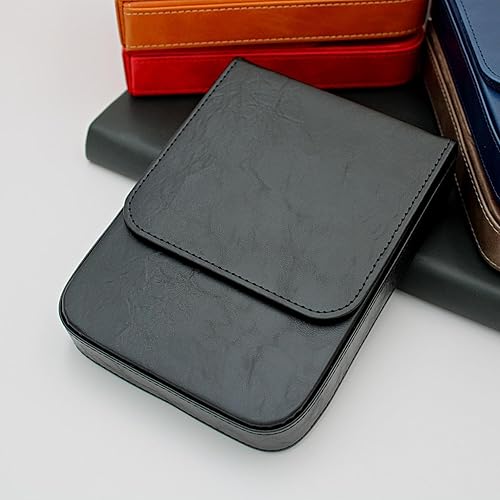 Miniatura 6 de 6Slots - Organizador de coleccionista de pluma estilográfica, hecho a mano, funda protectora para bolígrafos de cuero para personas mayores, caja de
