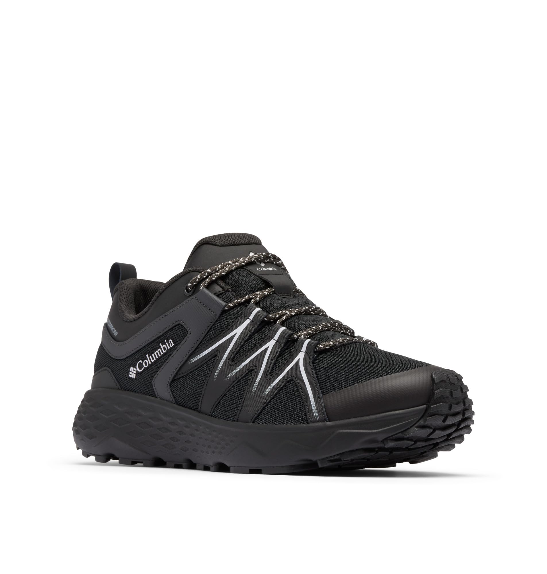 Columbia Peakfreak Roam Wp, Zapatos Impermeables Hombre, Black Silver Grey, 43 EU