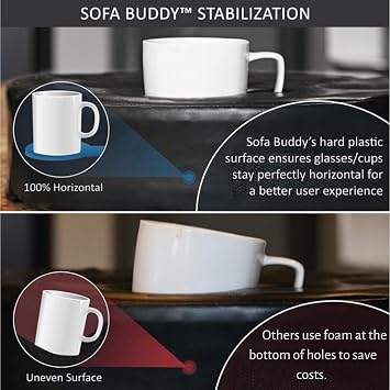 Convenient Couch Cup Holder & Caddy, Perfect Couch Accessory
