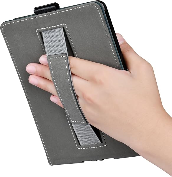 カバー for 6 インチ Kindle 第 11 世代 2022 年発売[型番:C2V2L3]、スタンドなケースオートウェイク/スリープ機能付き,保護ケース背面マグネットと手持ち機能付き - 5